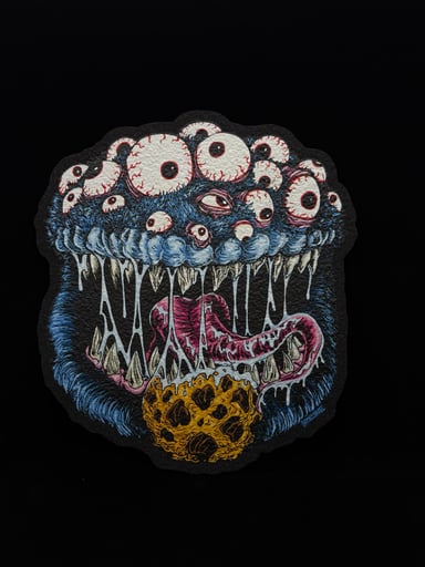 Preview pic of Cookie Monster 12” Mat by Rob Israel x Moodmats