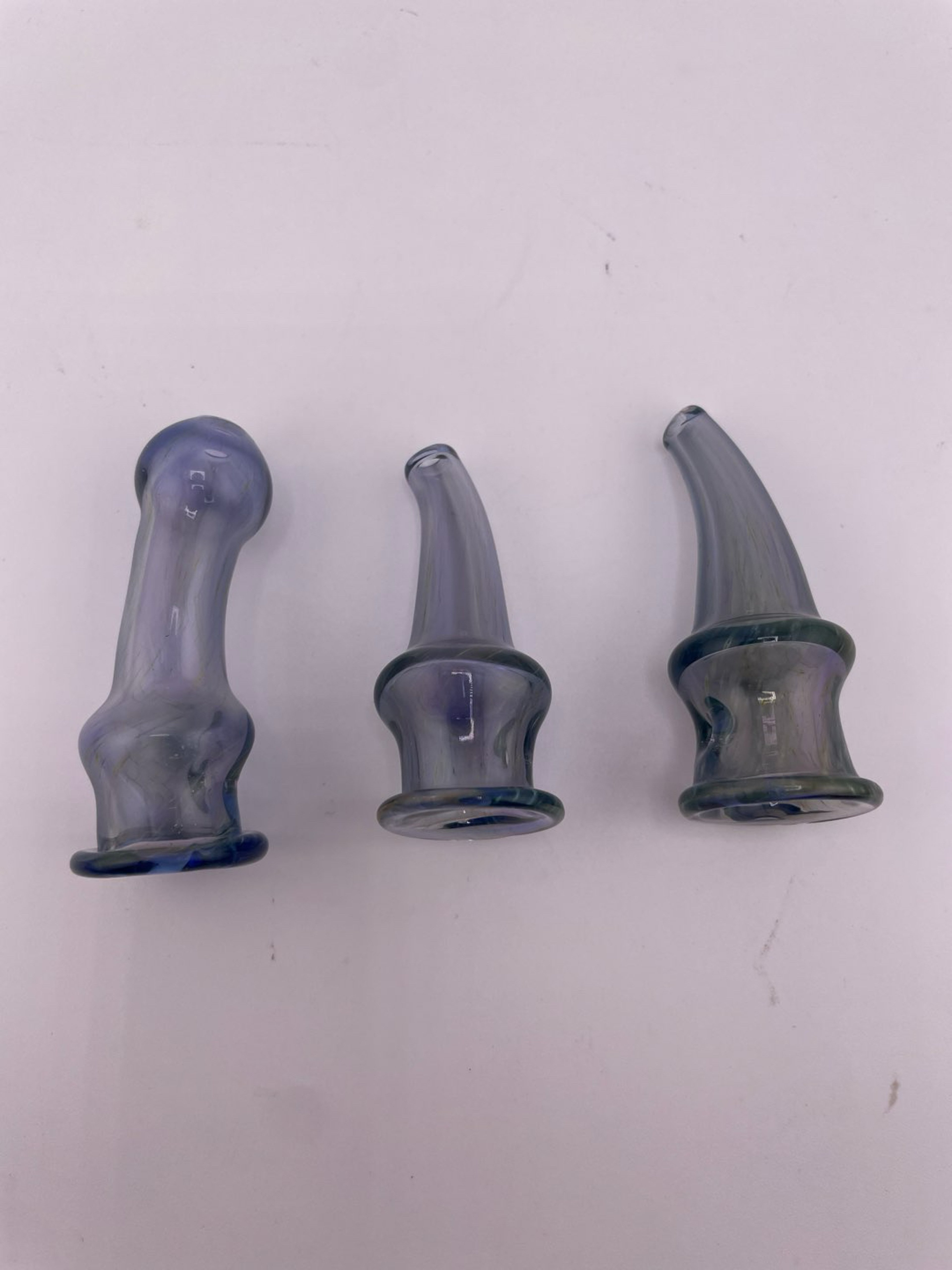 Preview pic of Brandon Welk Puffco Peak Proxy Core Mouth Piece - Space Blue w/ Fuming
