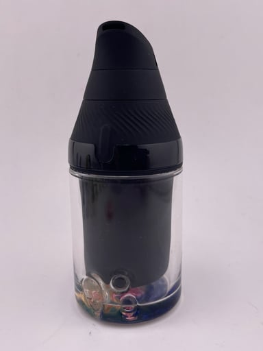 Preview pic of Brandon Welk Puffco Proxy Core Base Cup - Blue & Fumed Implosion