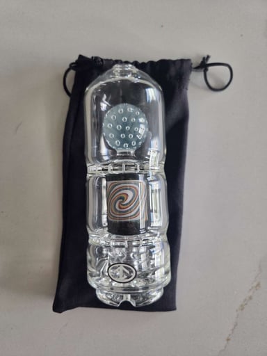 Preview pic of Galloway Glass - Double Ratchet w/ Floating Marble puffco peak pro top