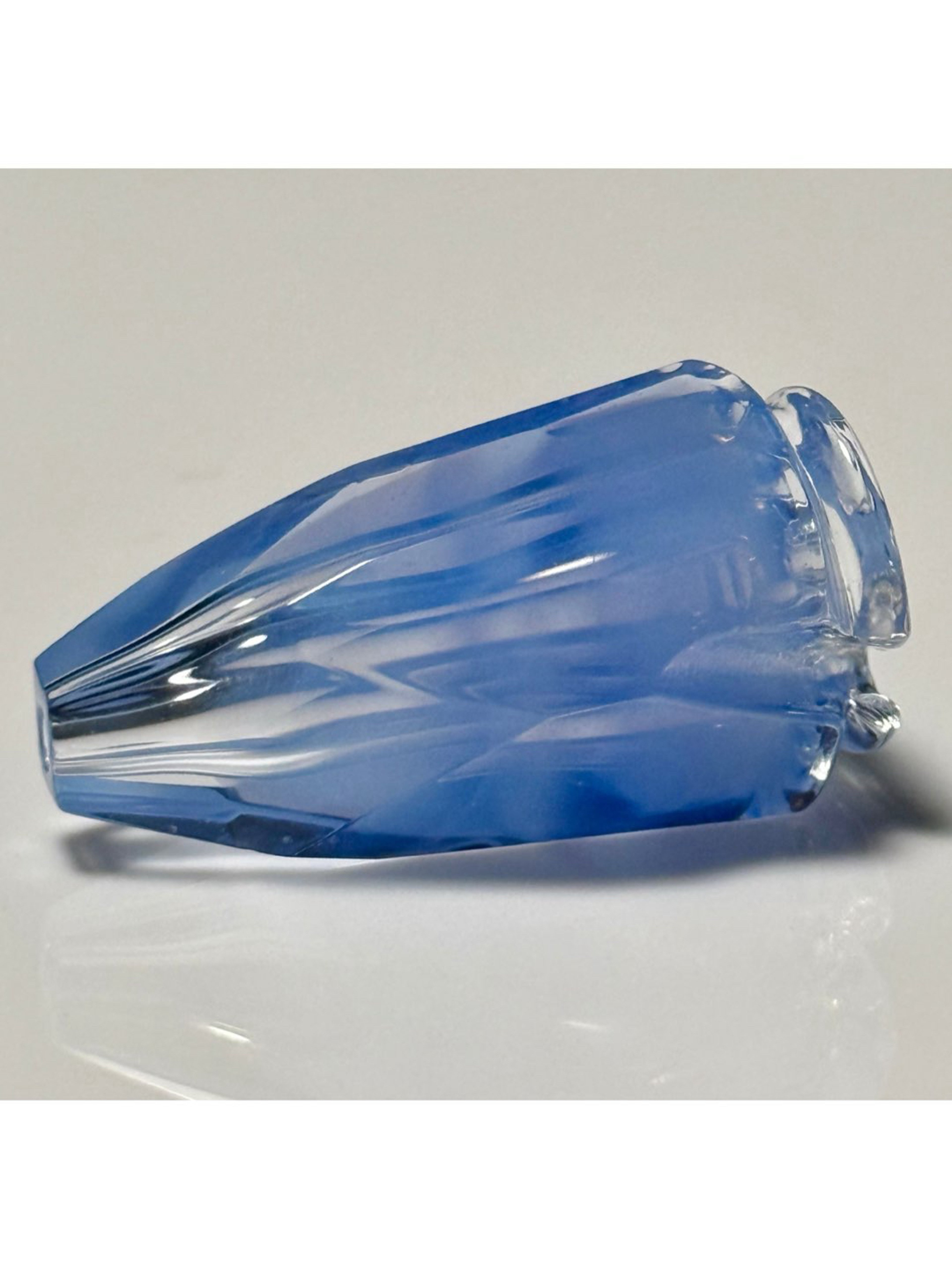 Preview pic of NORTHERN WATERS GLASS KYBER CRYSTAL ETHER FADE PUFFCO PIVOT TOP