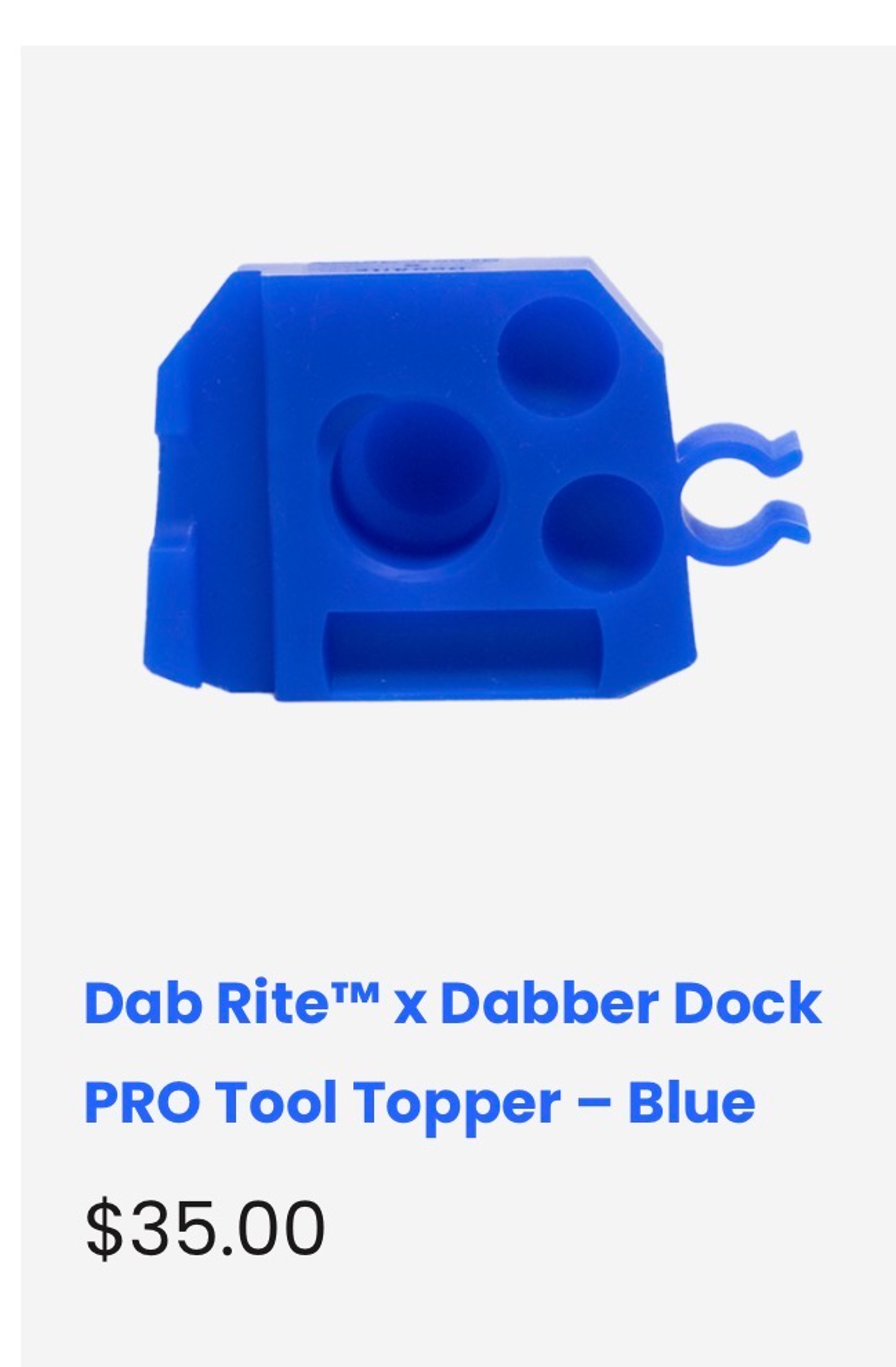 Dabrite x Dabber Dock BLUE image 0