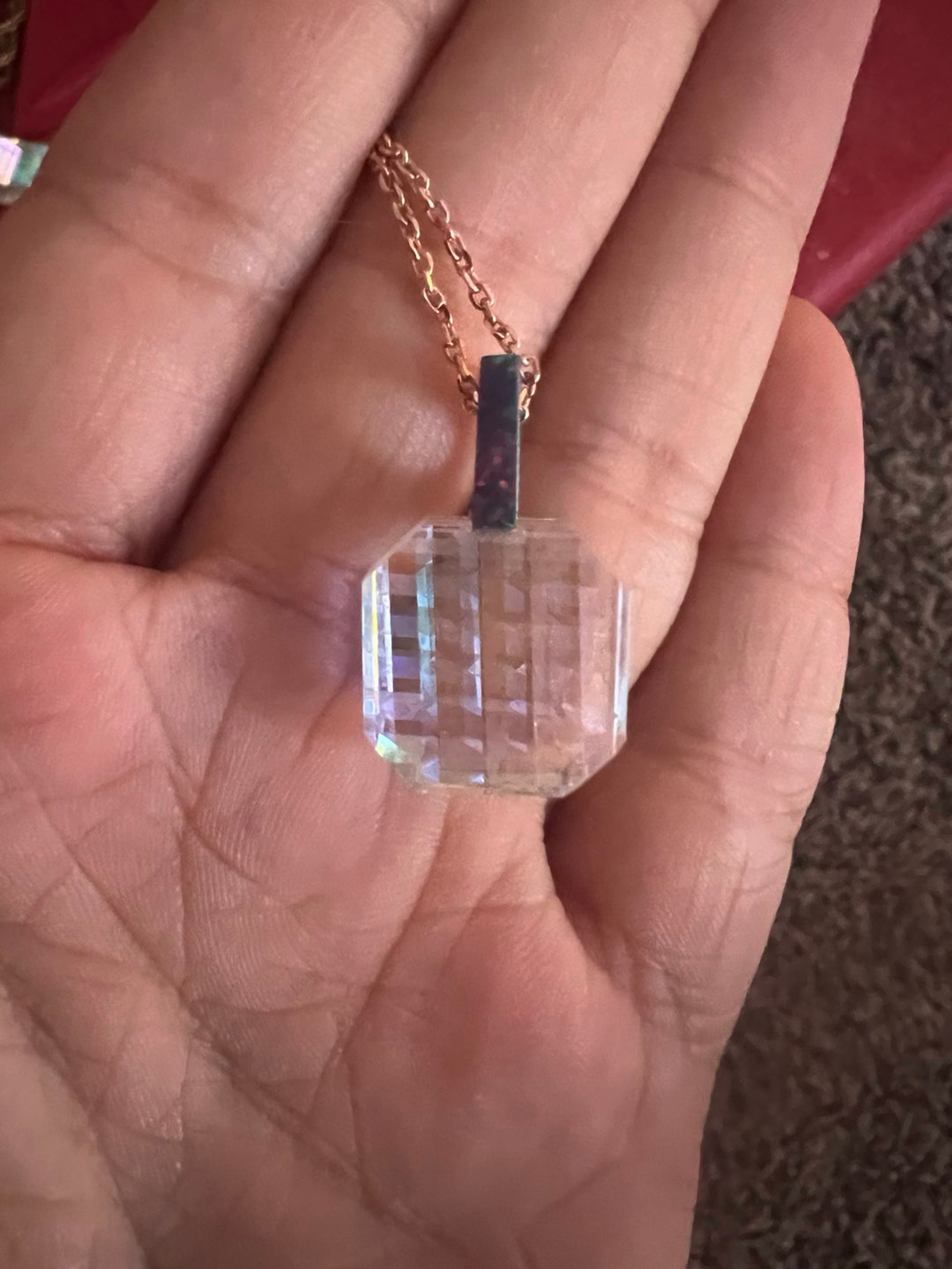 Preview pic of @brilliantcuts.art Logan Newmann dichro pendant