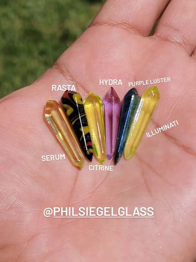 Preview pic of Terp Crystals. Different Colors & Prices.