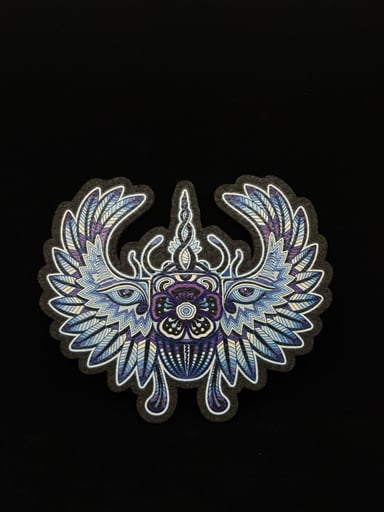 Preview pic of le50 Winged Scarab Mat by Symbiotic Expressions x Moodmats