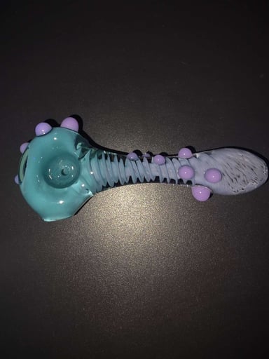 Preview pic of Aqua and Purple Spoon