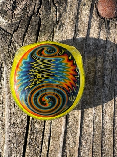 Preview pic of 2026 Plymouth Flameworks UV reactive Hollow pendant