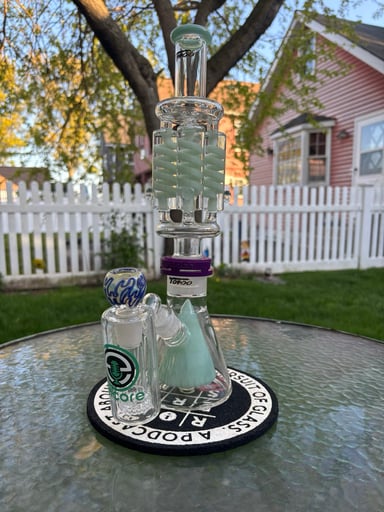 Preview pic of Topoo collins perc/tree perc beaker X4 glycerin coil