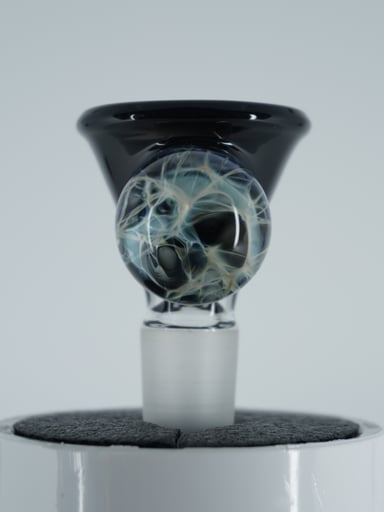 Preview pic of Black Marble Slide - Maritimer Glassworks