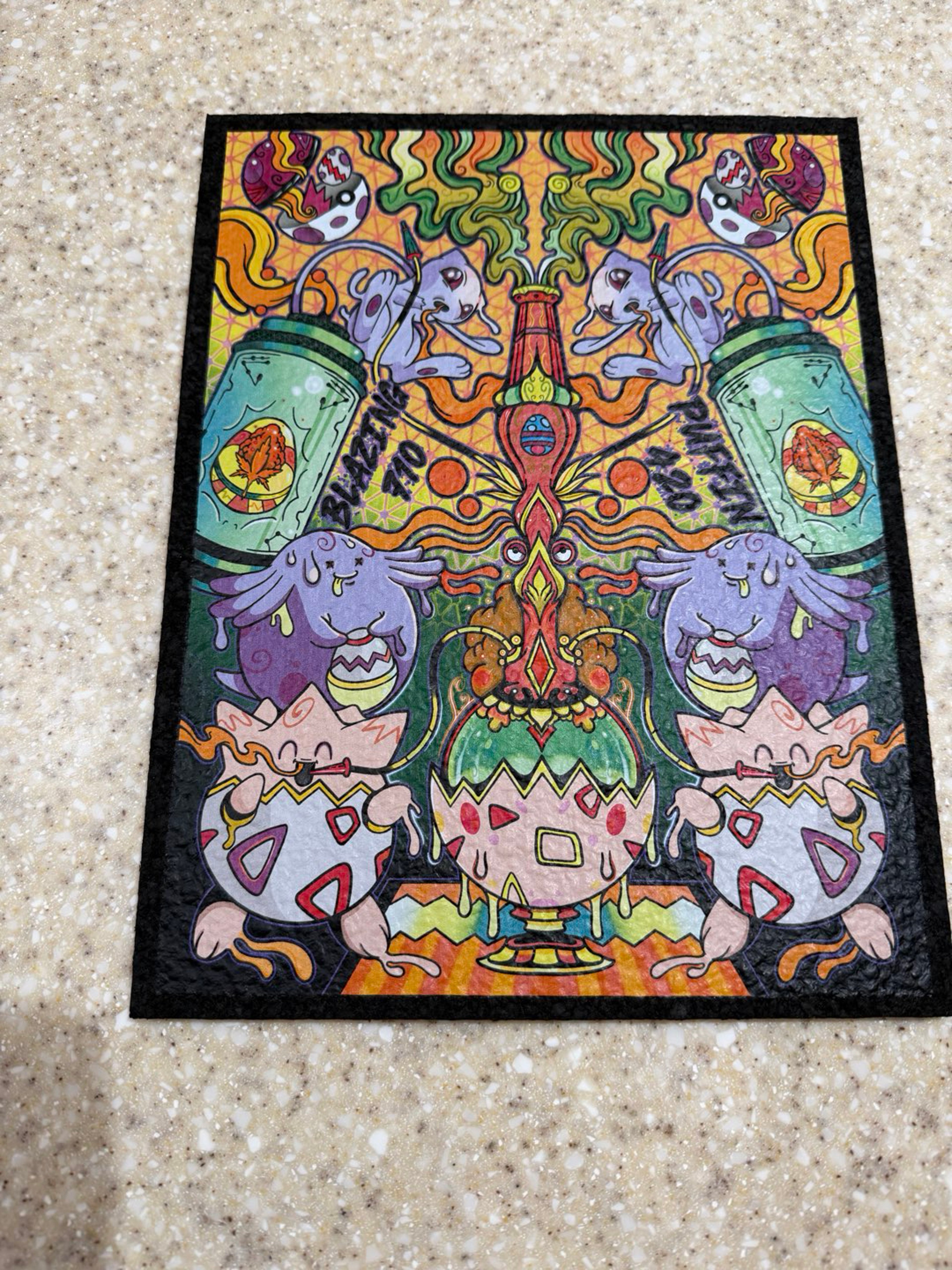 Easter Pokémon Moodmat: Dark Mountain Cult x Lukke Tattoo Collab image 0