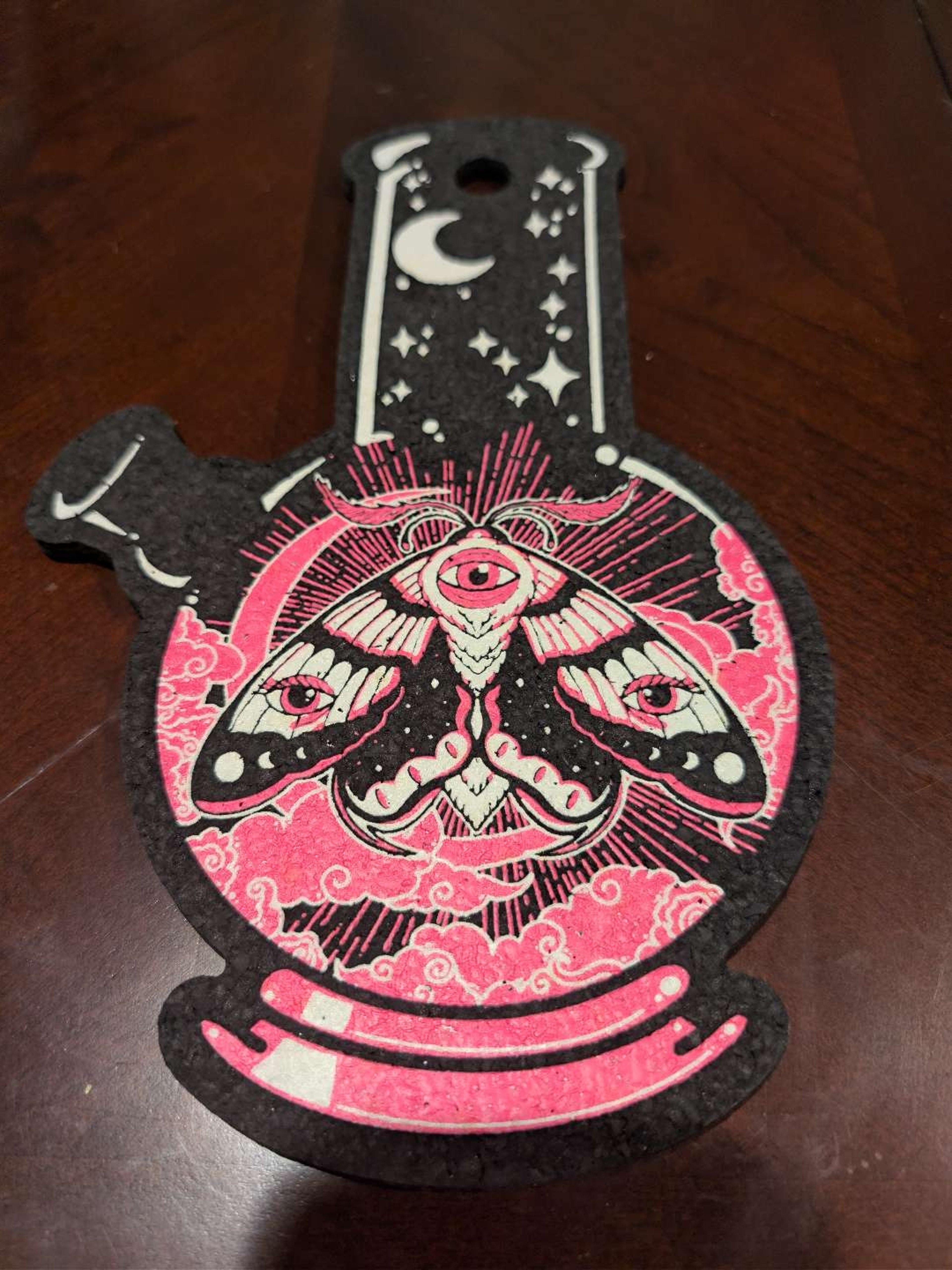 Dark Mountain Cult Pink Bong Moth Moodmat image 0