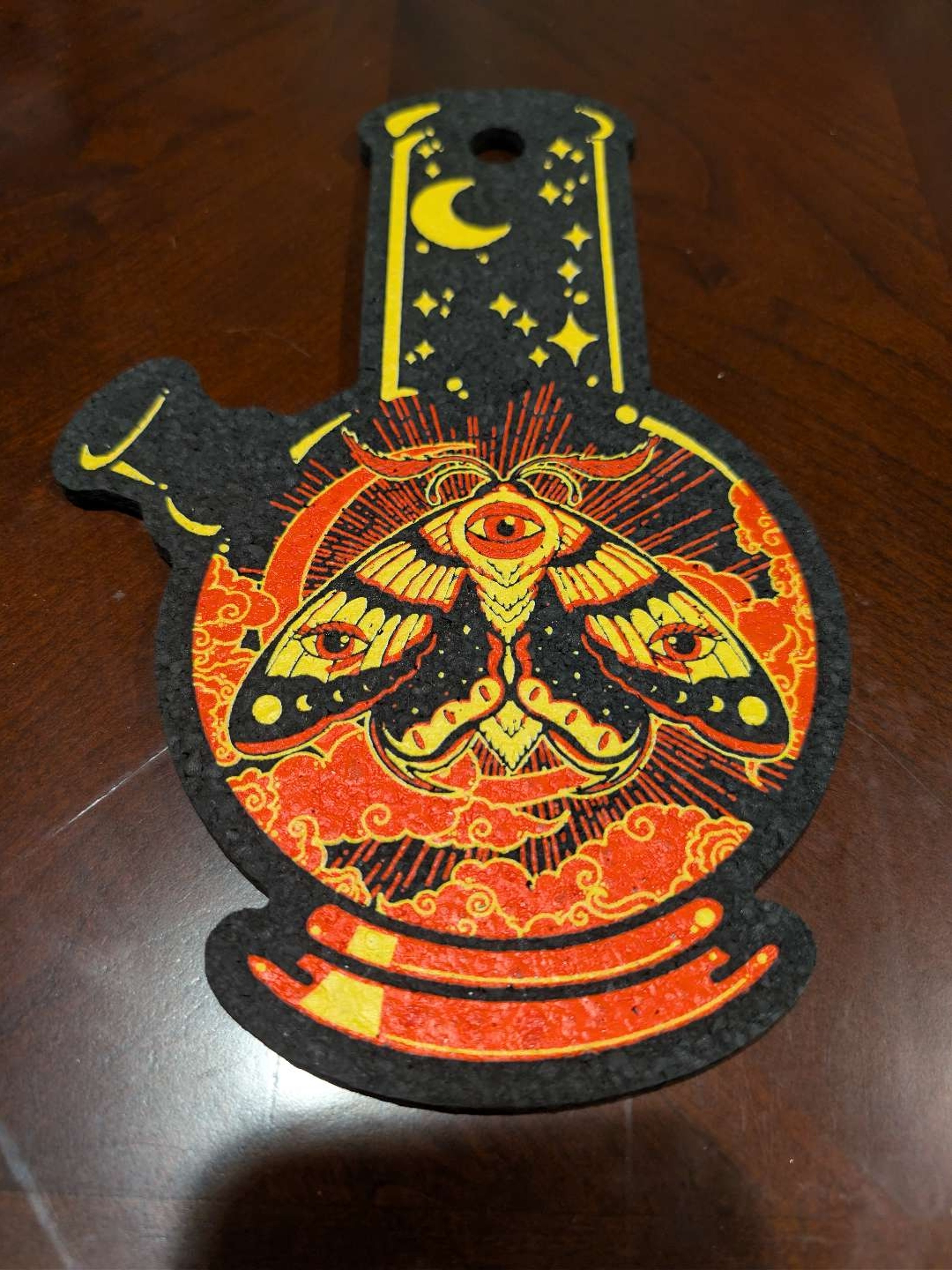 Dark Mountain Cult fire Bong Moth Moodmat image 0