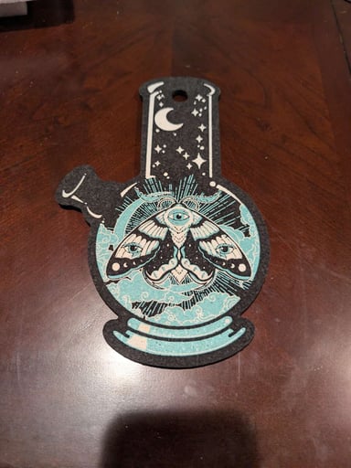 Preview pic of Dark Mountain Cult Blue Bong Moth Moodmat