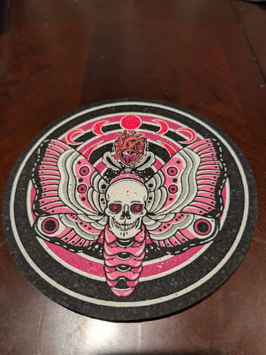 Preview pic of Dark Mountain Cult Pink deathmoth Moodmat