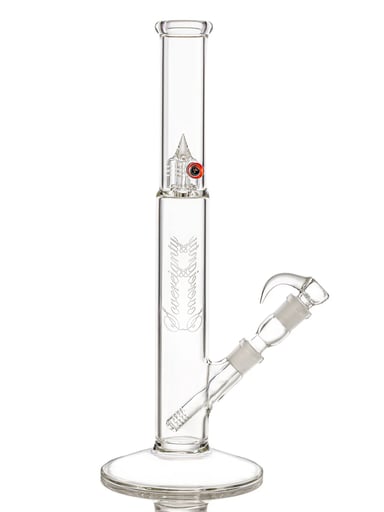 Preview pic of SOVEREIGNTY GLASS BISHOP - CLEAR - DIFFY TUBE WITH 180 GRIDDED DOWNSTEM AND MILLI
