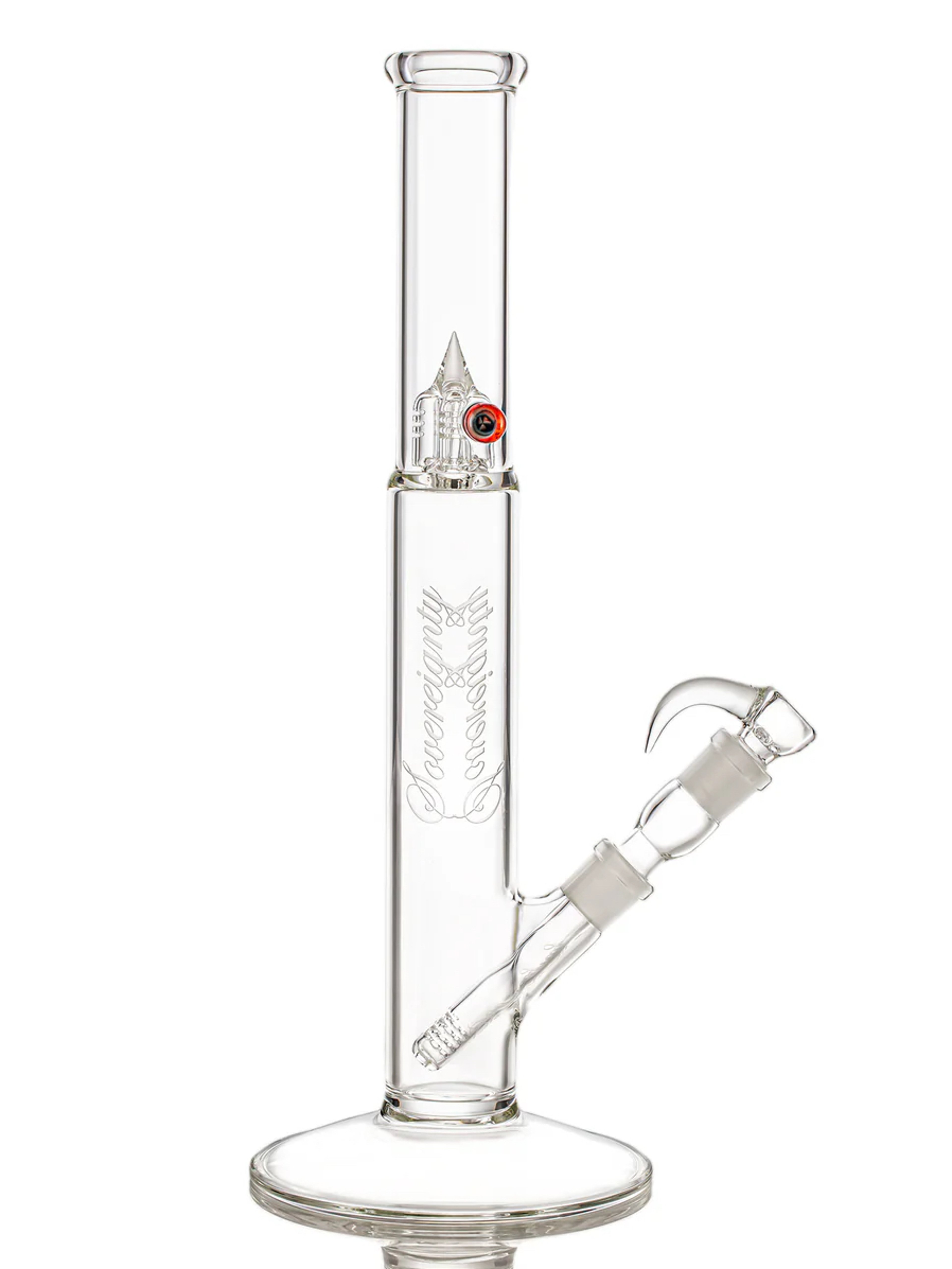 Preview pic of SOVEREIGNTY GLASS BISHOP - CLEAR - DIFFY TUBE WITH 180 GRIDDED DOWNSTEM AND MILLI