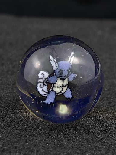 Preview pic of Pokémon Wartortle Slurper Marble Top by Keys Glass