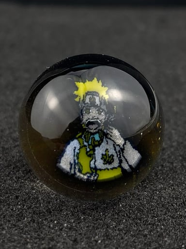 Preview pic of Naruto Uzumaki Slurper Marble Top by Keys Glass
