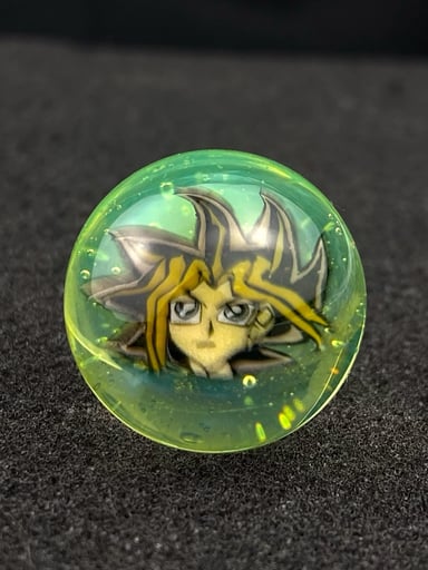 Preview pic of Yu-Gi-Oh! Yugi Mutou Millie Slurper Marble Top by Keys Glass