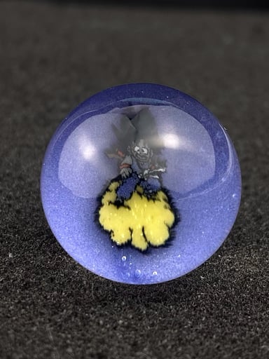 Preview pic of Goku Flying Nimbus Millie Slurper Marble Top by Keys Glass