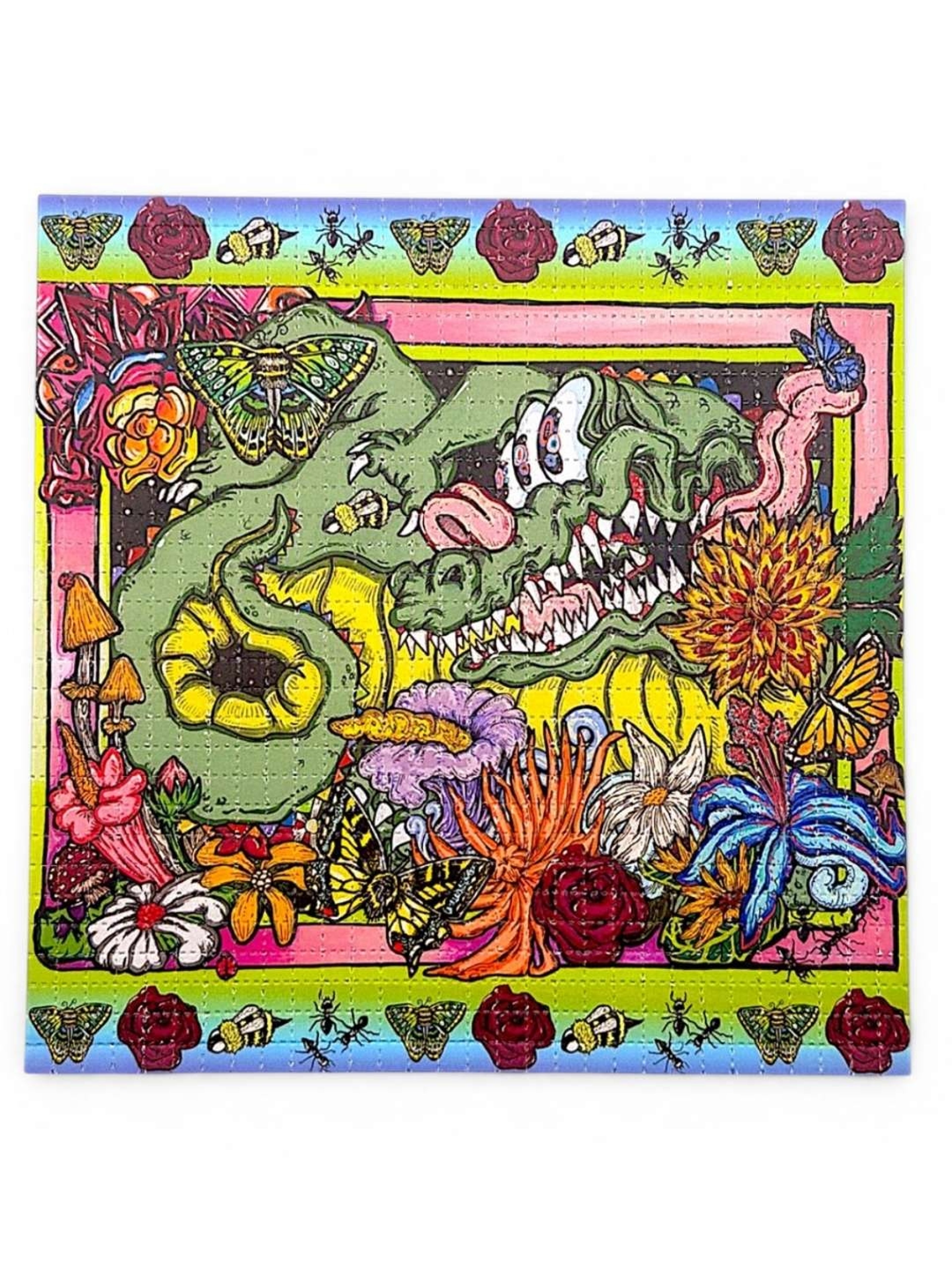 Preview pic of Vincent Gordon x Aaron Brooks x Ellie Paisley Melty Fam Collab Blotter Print