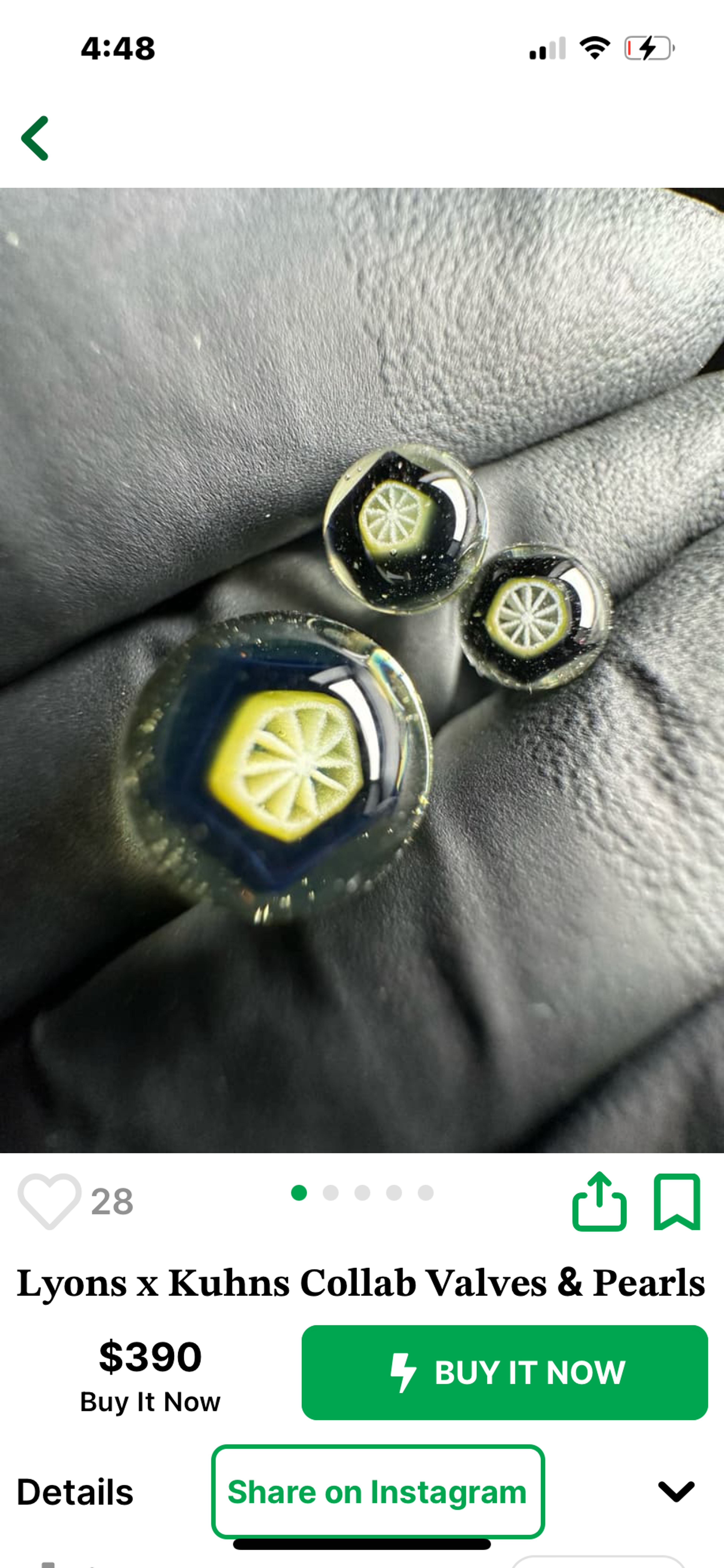 Preview pic of Lyons x Kuhns Collab Valves & Pearls