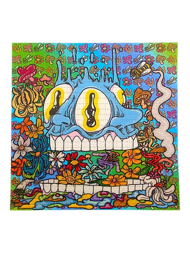 Preview pic of Aaron Brooks x Vincent Gordon (Melty Bros) "Home Grown" Blotter Print