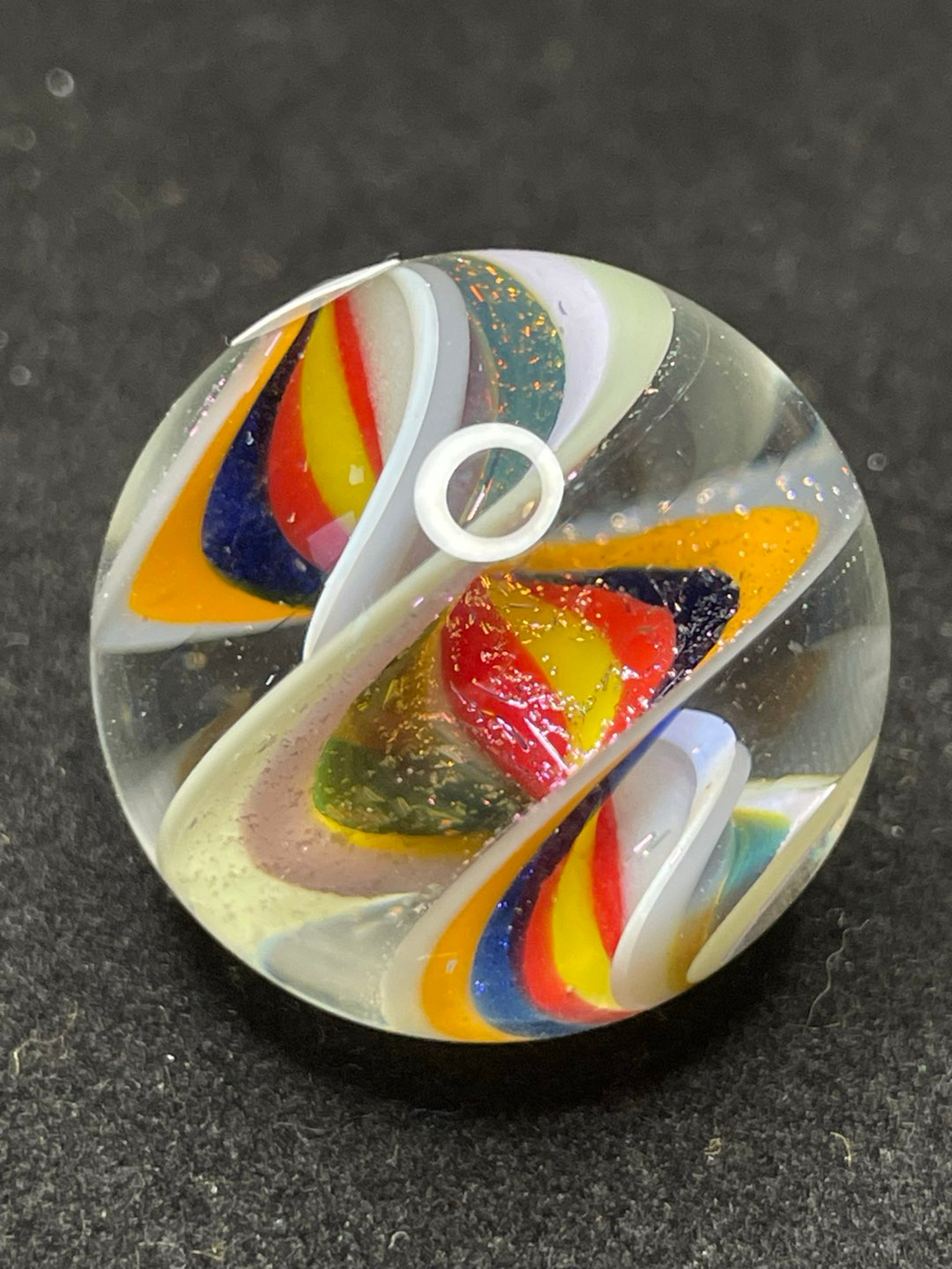 Preview pic of 0.99” / 25mm dichroic ribbon marble
