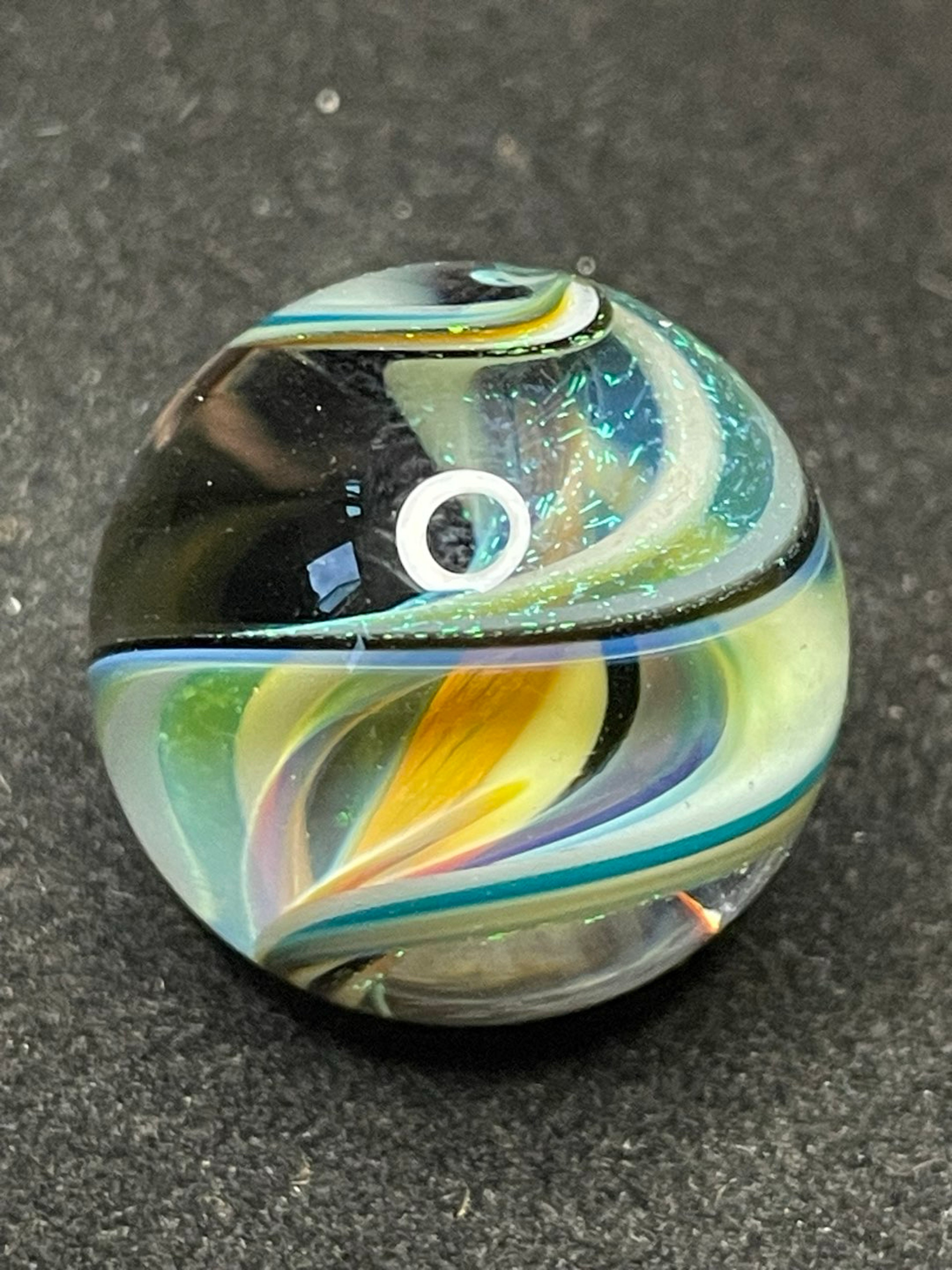 Preview pic of 0.85” / 21.5mm dichroic ribbon marble