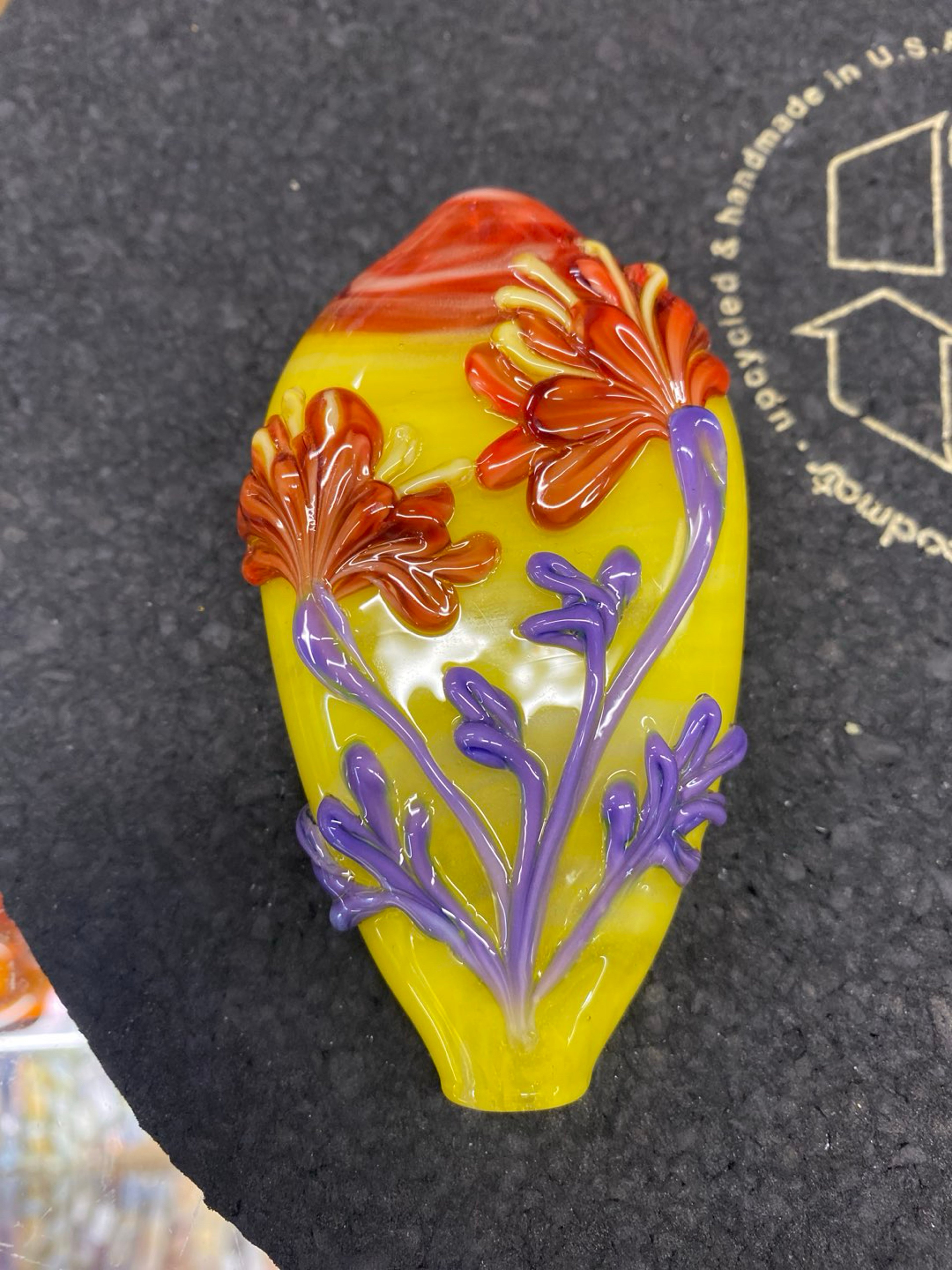 Lyric Glass Flower Handpipe image 0