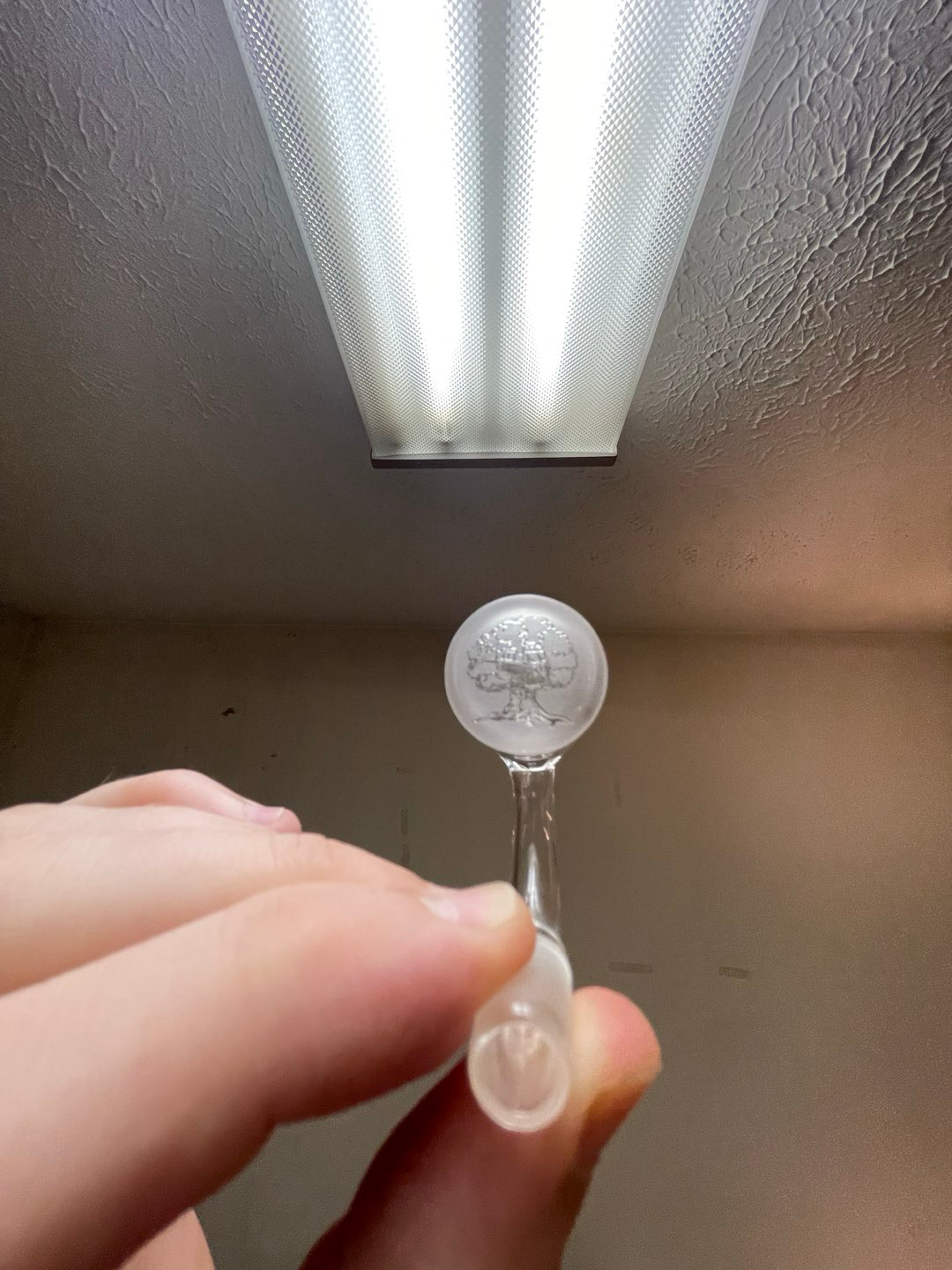 Preview pic of Headies Hideout Evan Shore Logo Etched Quartz Banger 10mm