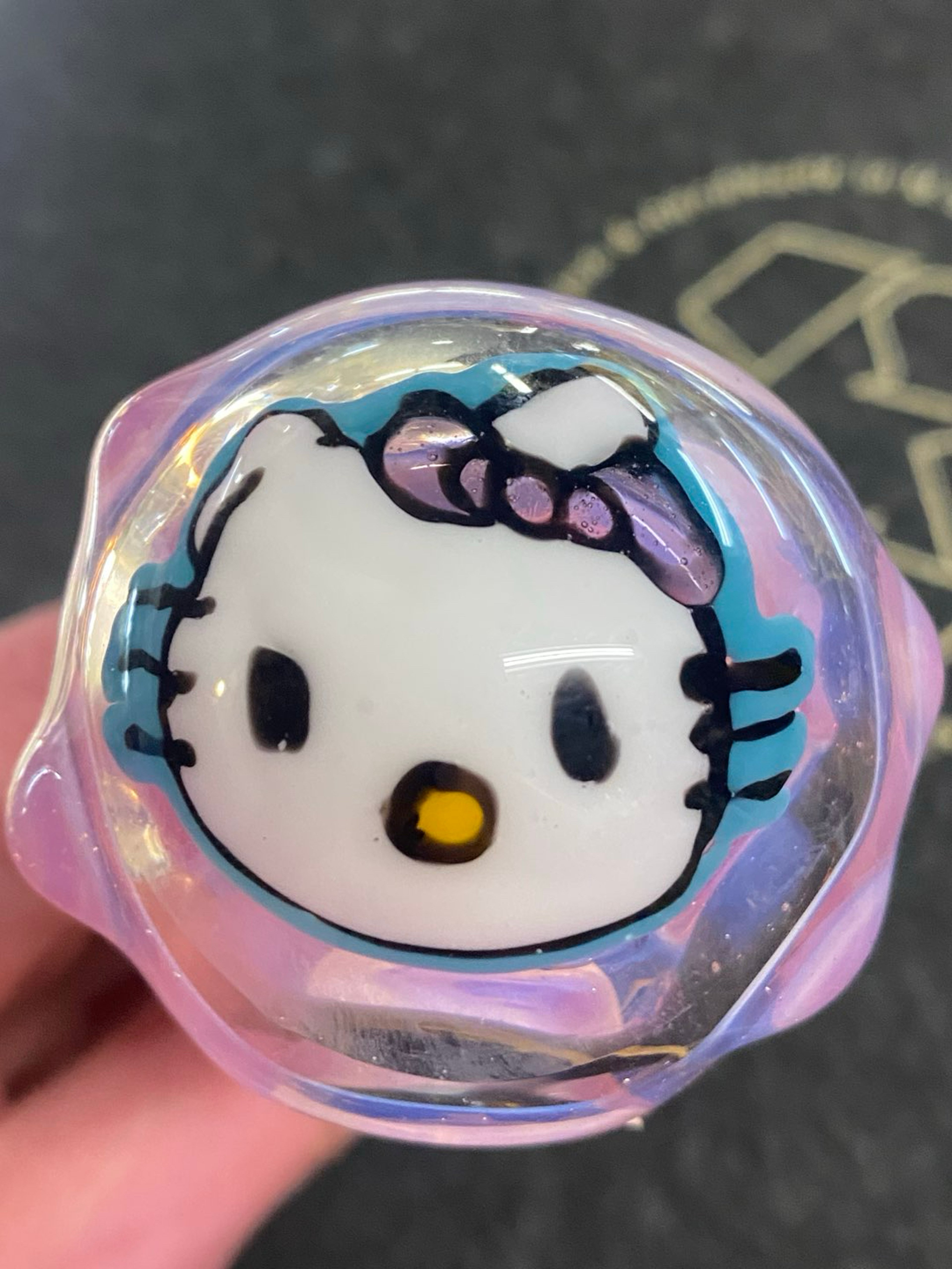 Preview pic of Freeways Glass Art Hello Kitty Spoon