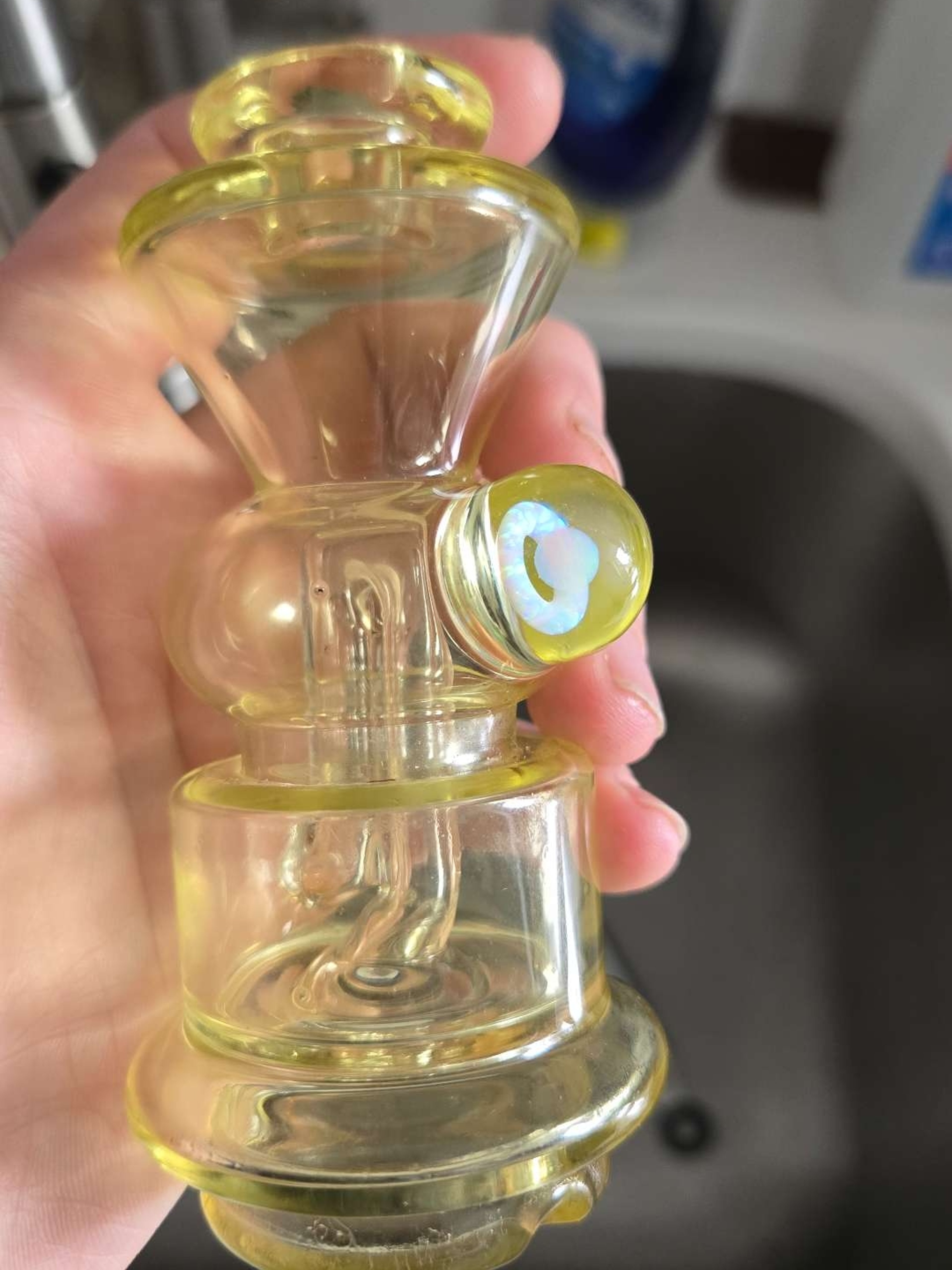 Preview pic of EF Norris Micro Puffco peak top in Serum (CFL)