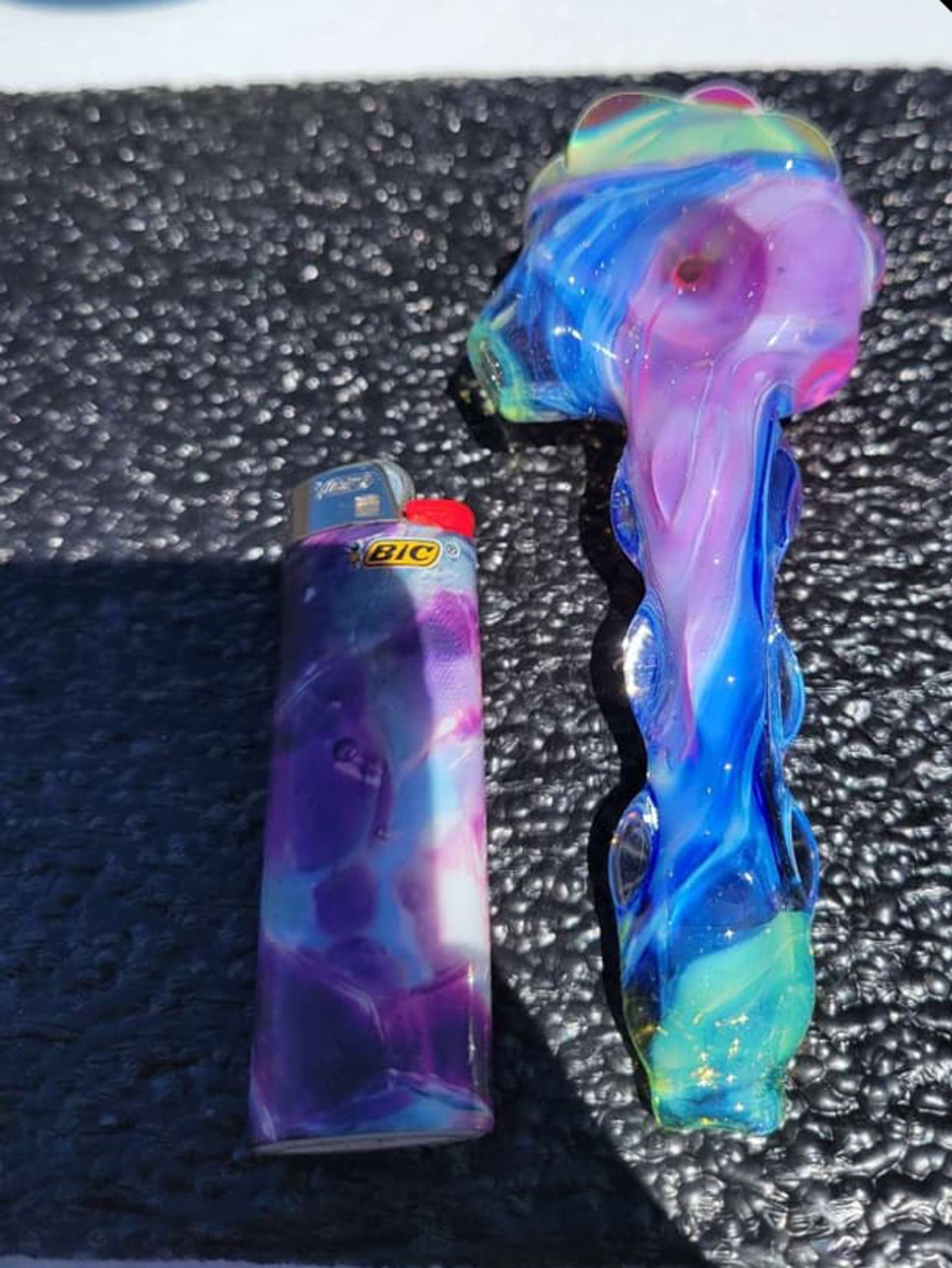 Preview pic of Freeways Glass Art Heady Spoon