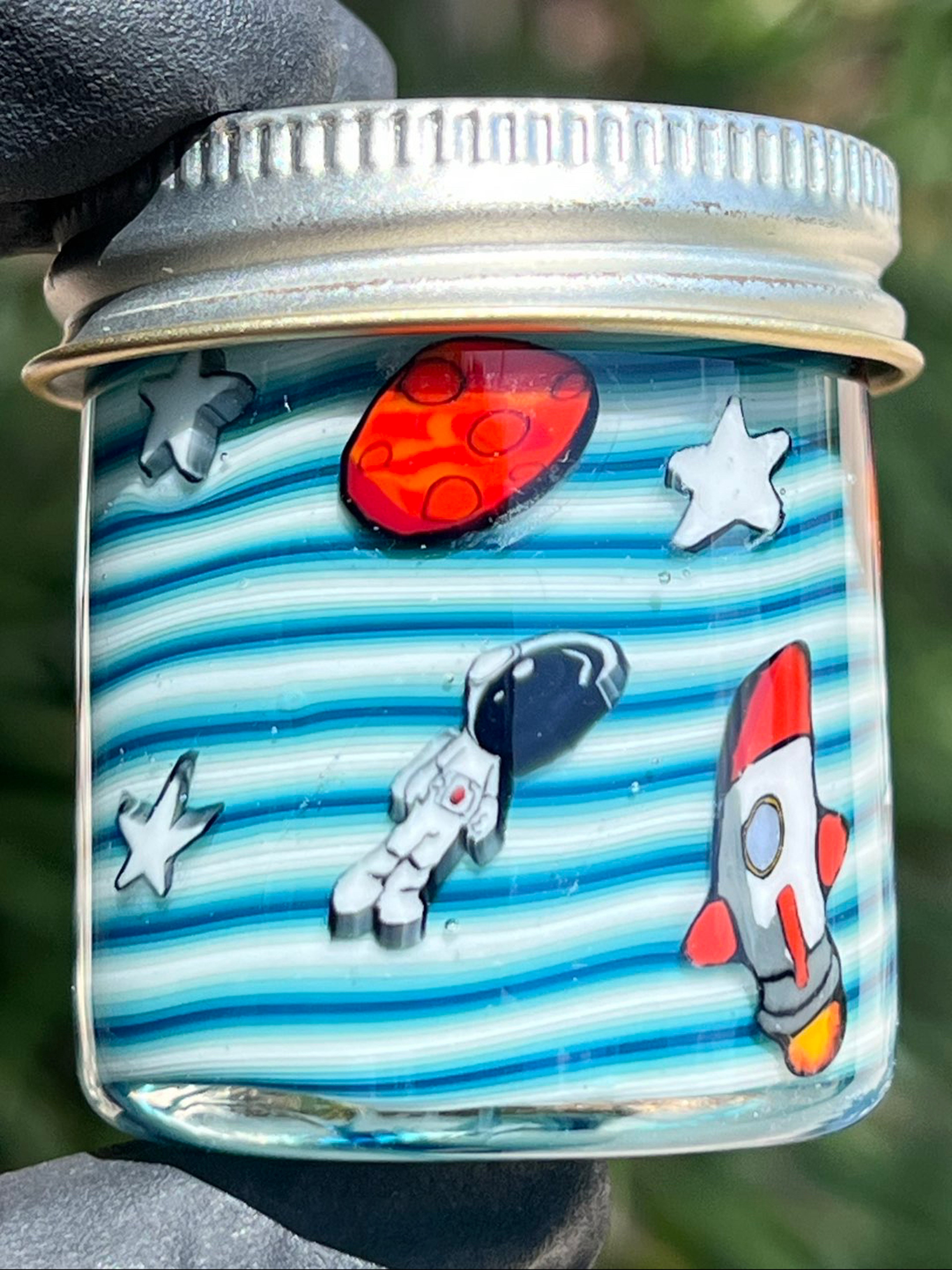 Preview pic of Slick Rick glass baller jar