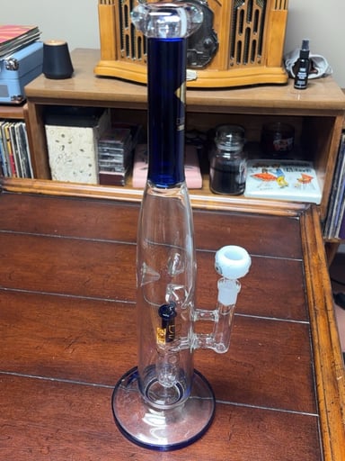 Preview pic of Baseball Diamond Gold glass company glass/ with baseball perc