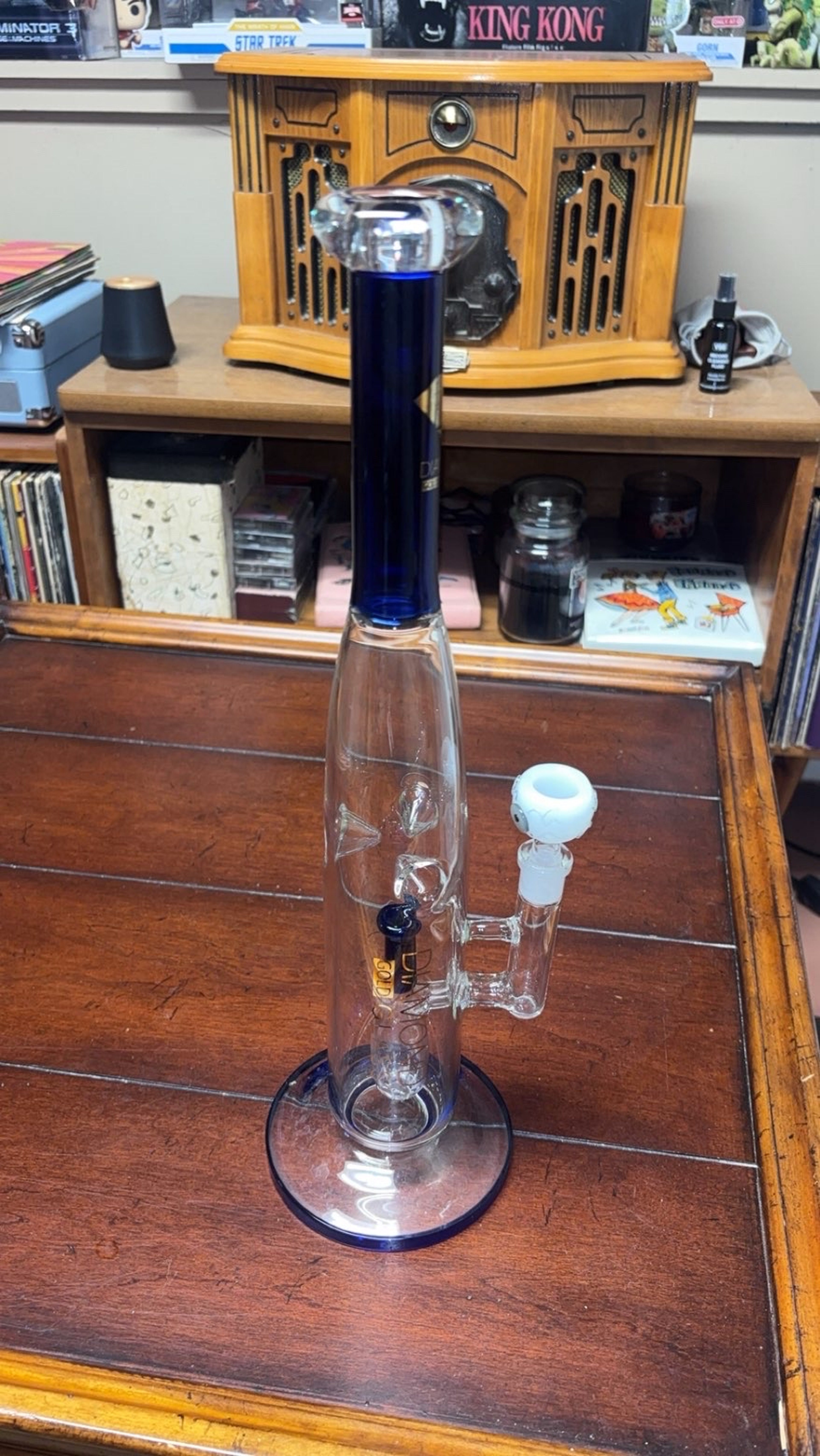 Preview pic of Baseball Diamond Gold glass company glass/ with baseball perc