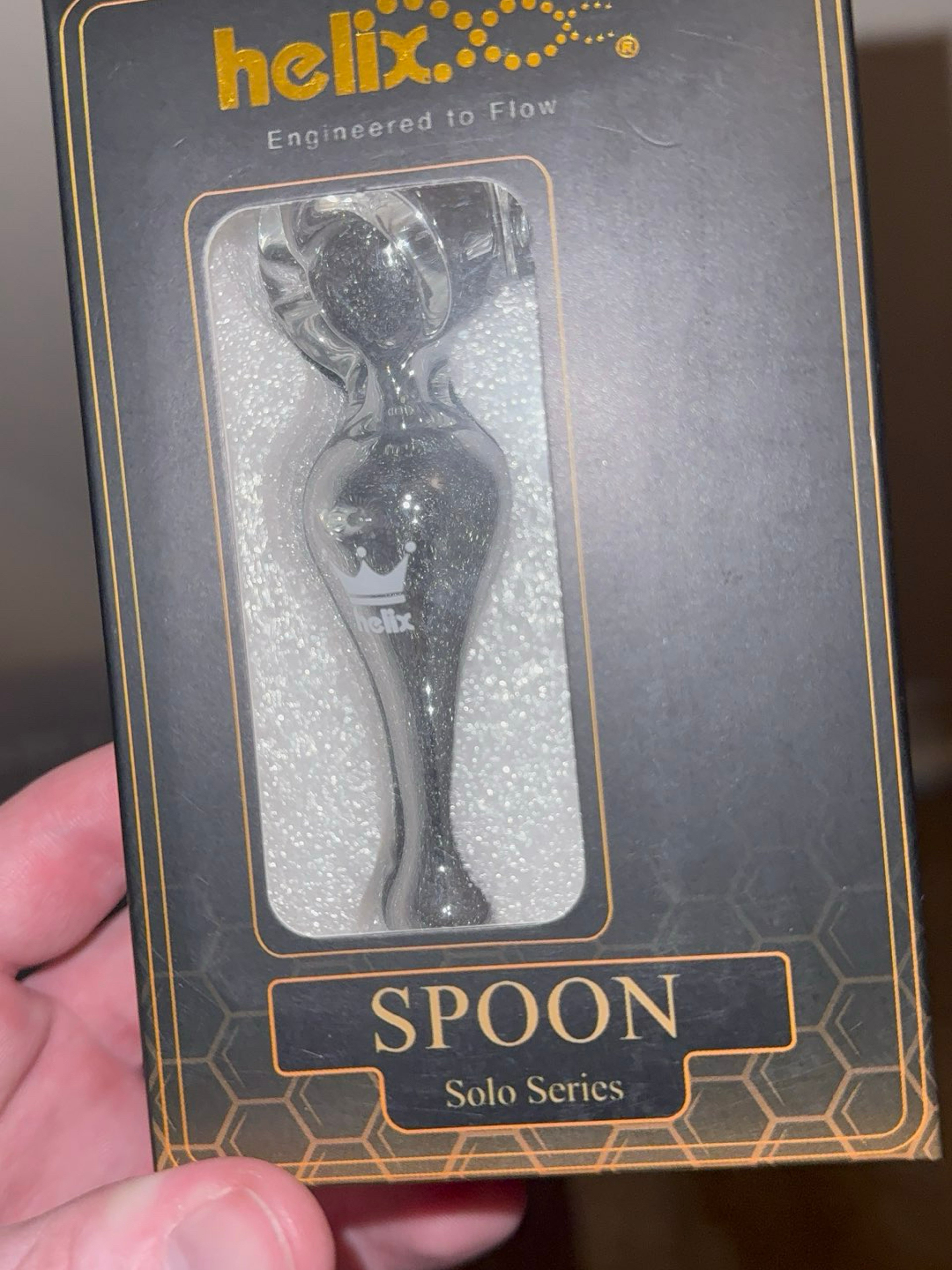 Preview pic of Helix Solo Spoon Pipe – Portable Venturi Spoon