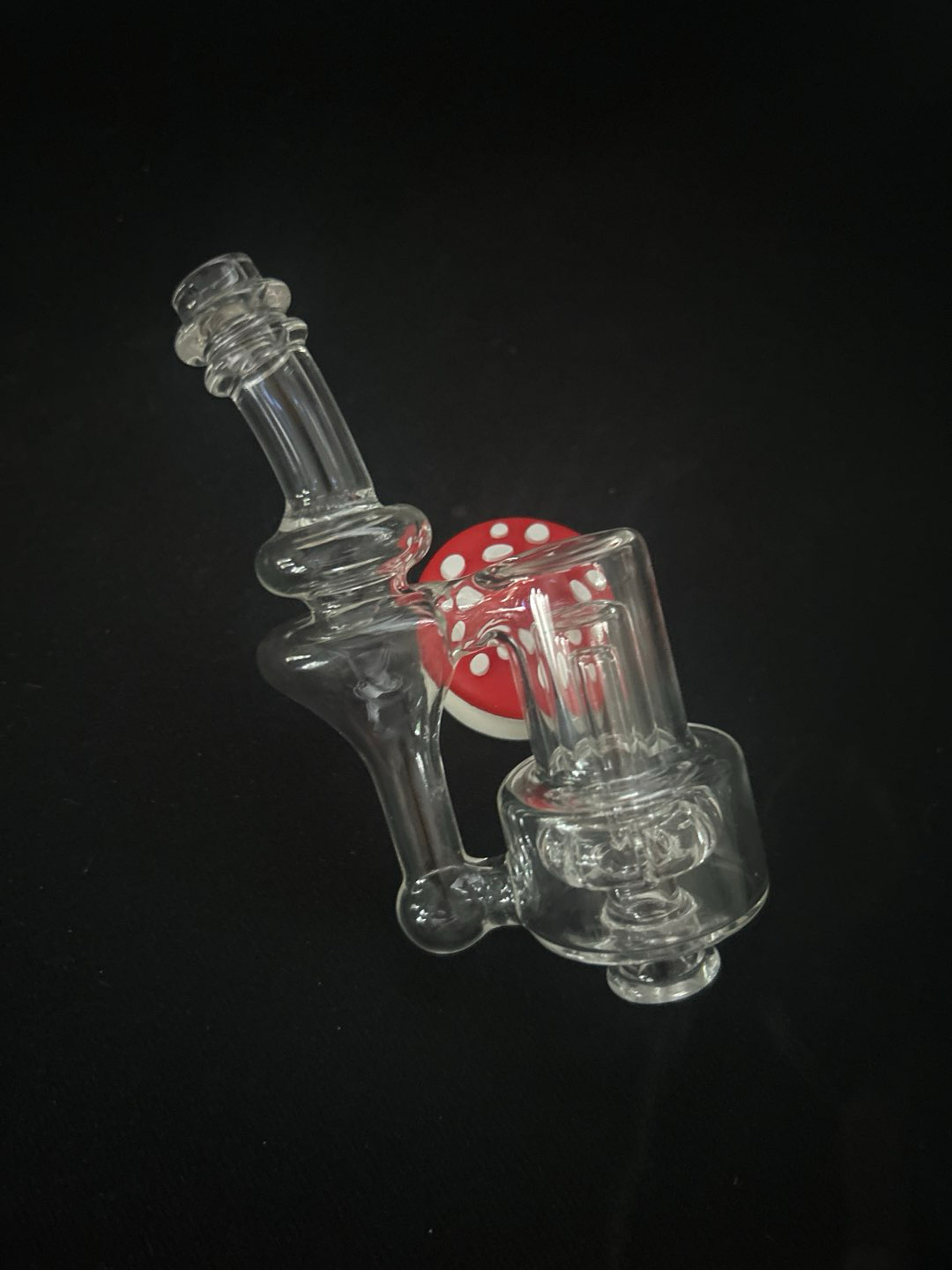 Preview pic of iridescent glass puffco pivot topper