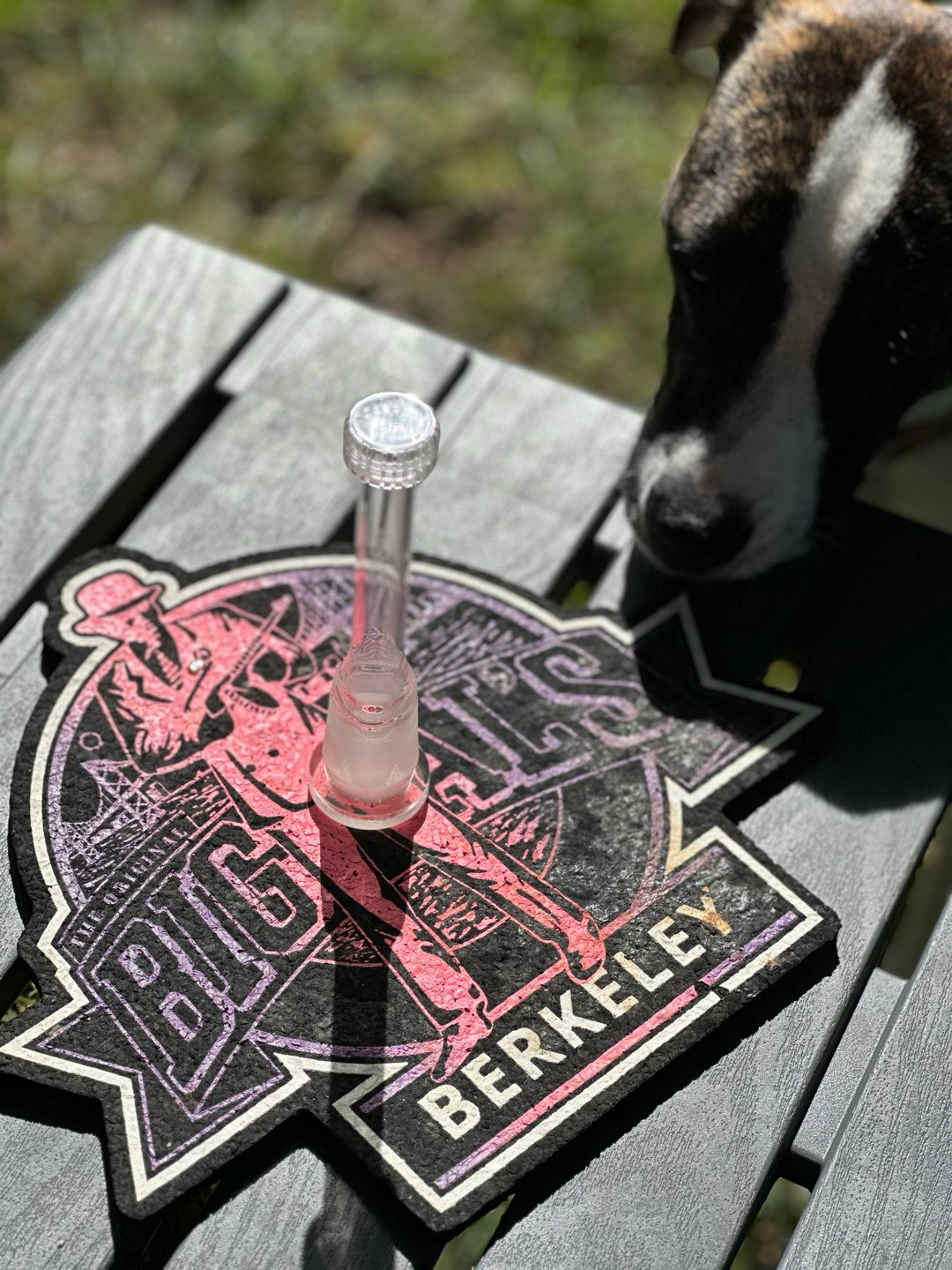 Preview pic of Thick Ass Glass 6” matrix downstem, brand new