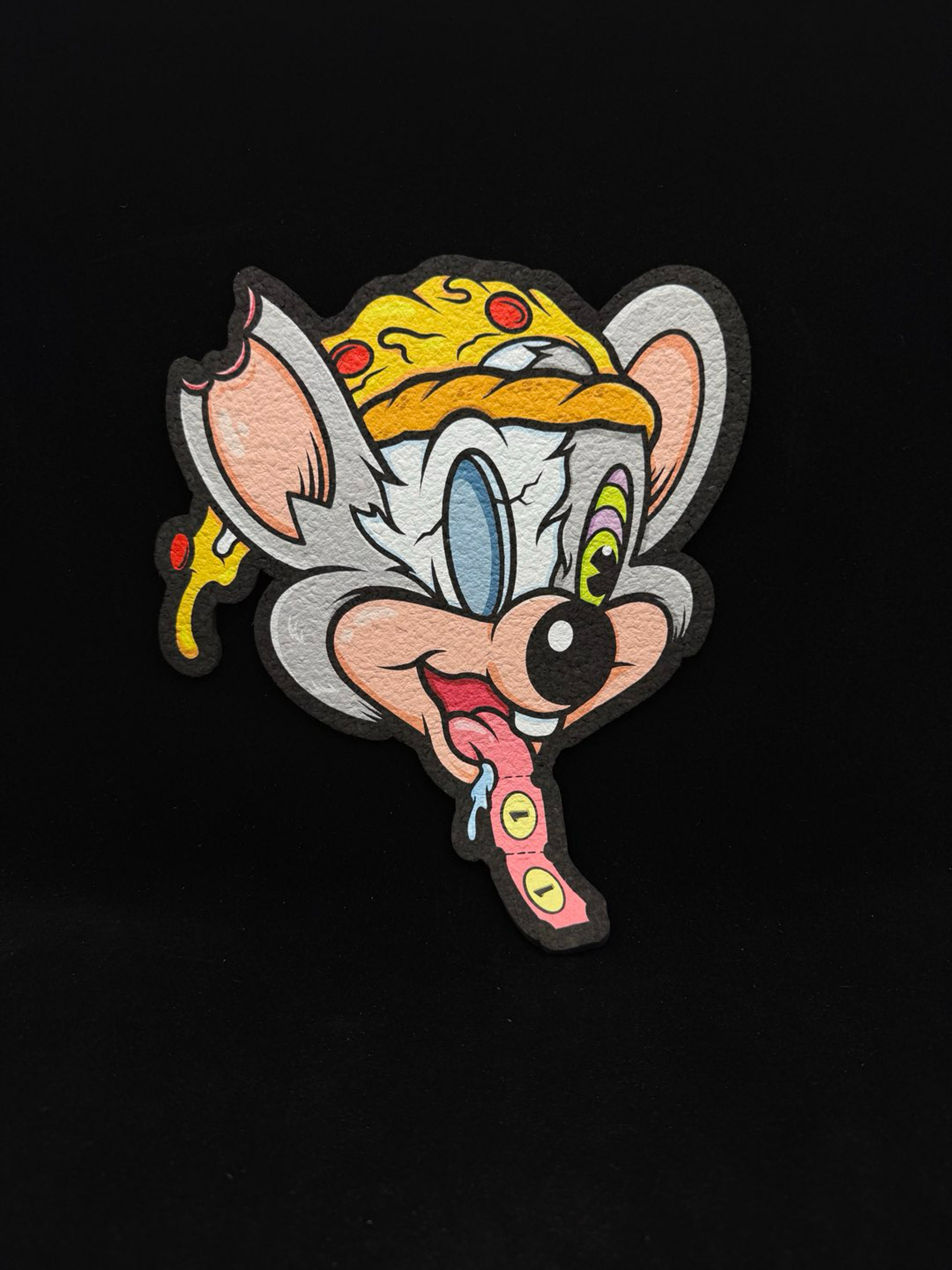 Preview pic of SIGNED le100 Chuck E Cheese Mat by Brandon Ready x Moodmat