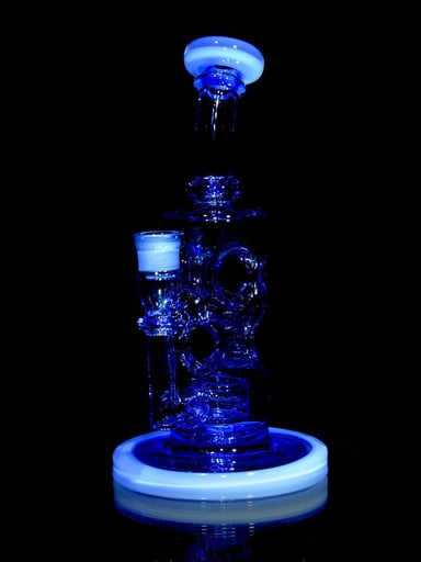 Preview pic of Davin Titland - Full-Color Straight Fab - Cobalt/Baby Blue - 14mm Female