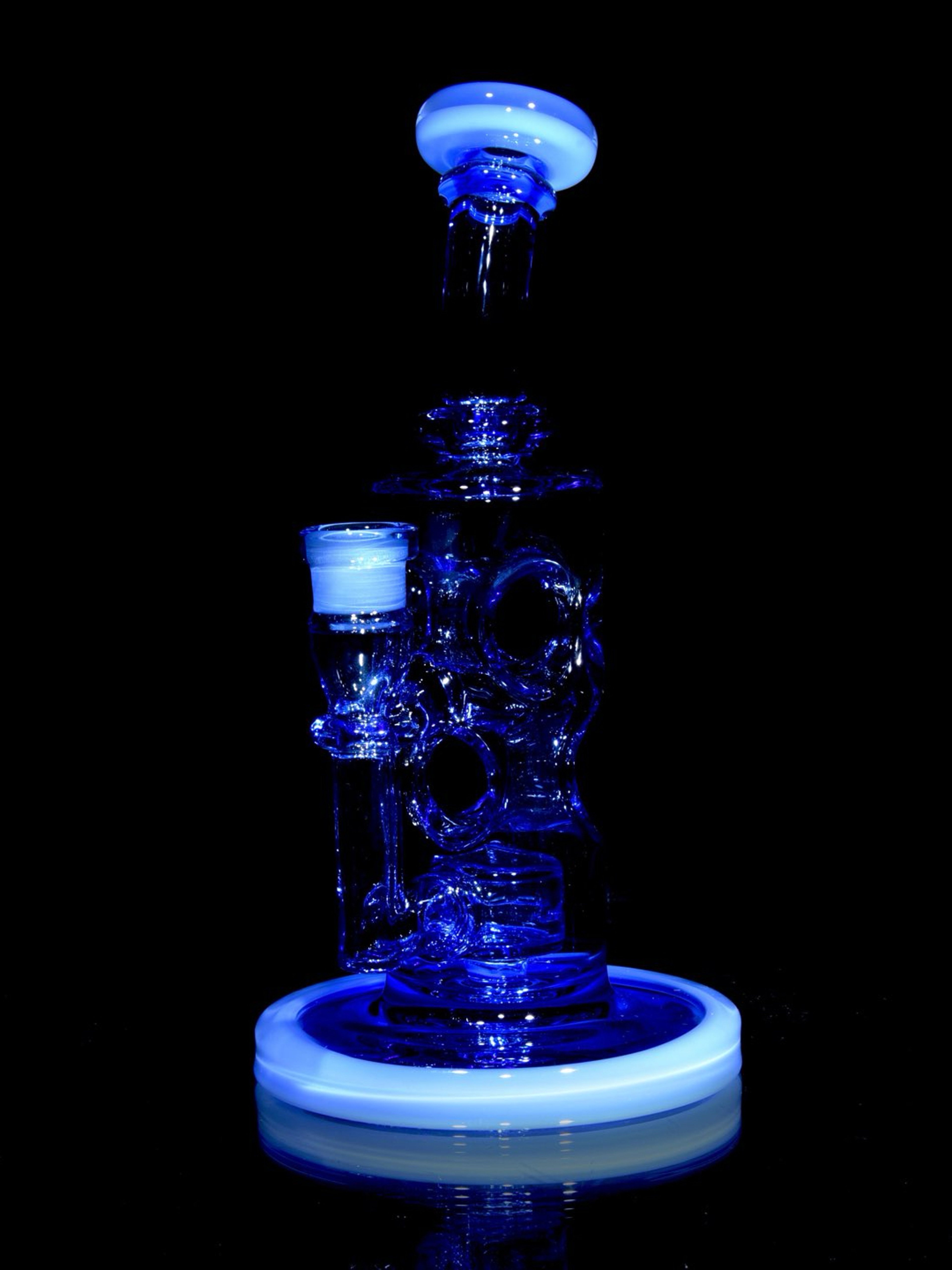 Preview pic of Davin Titland - Full-Color Straight Fab - Cobalt/Baby Blue - 14mm Female