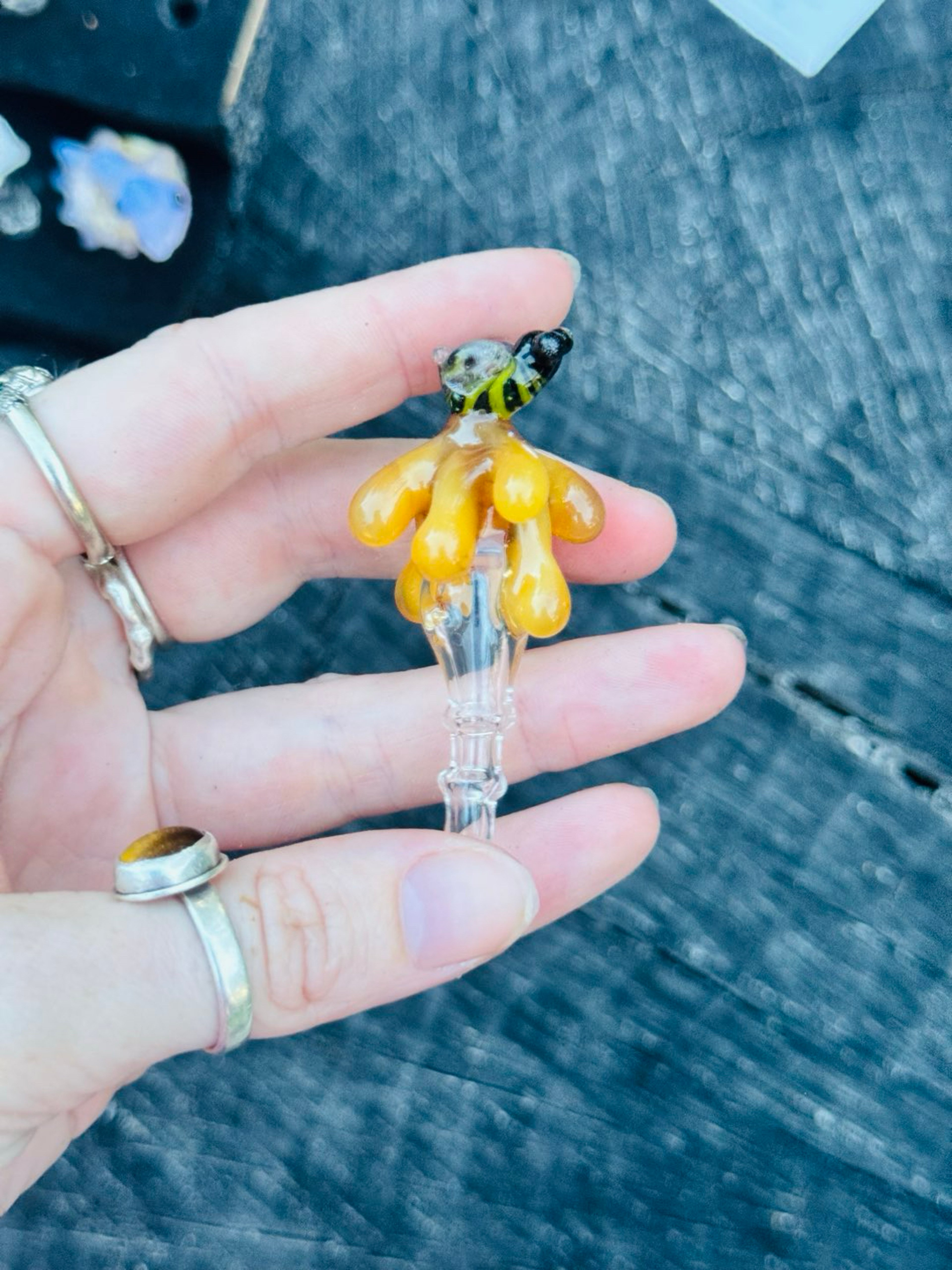 Preview pic of Honey drips with bee joystick - made to order - you choose from 3DXL, 3D, new peak, proxy