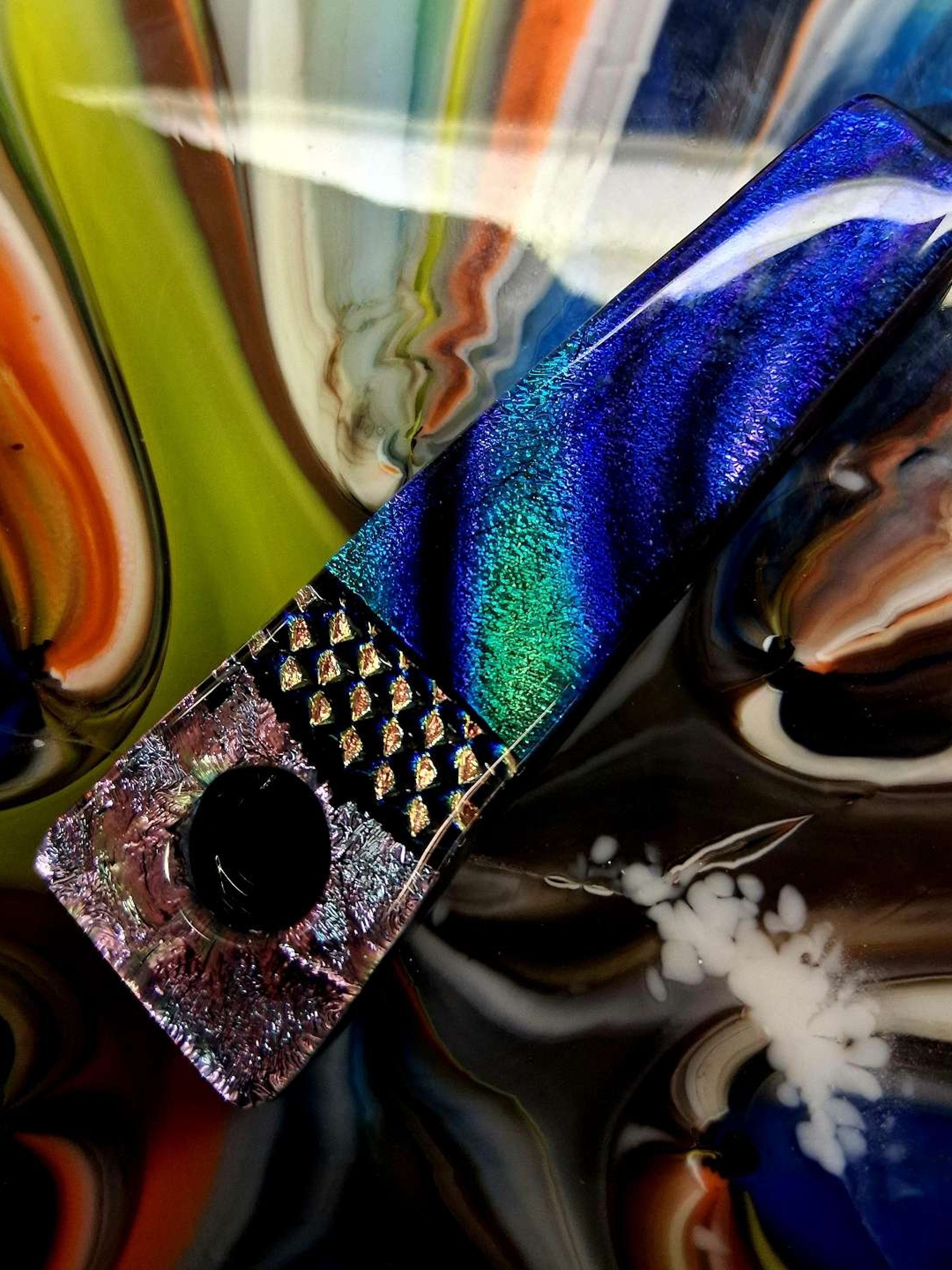 Dichroic Glass Pipe image 0