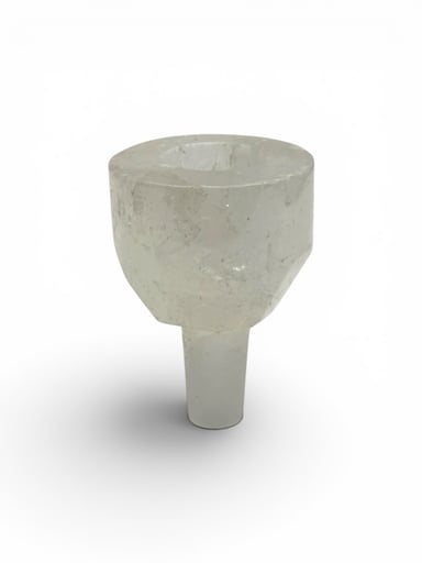 Preview pic of Clear Quartz Crystal 14mm Slide