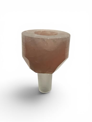 Preview pic of Rose Quartz Crystal 14mm Slide