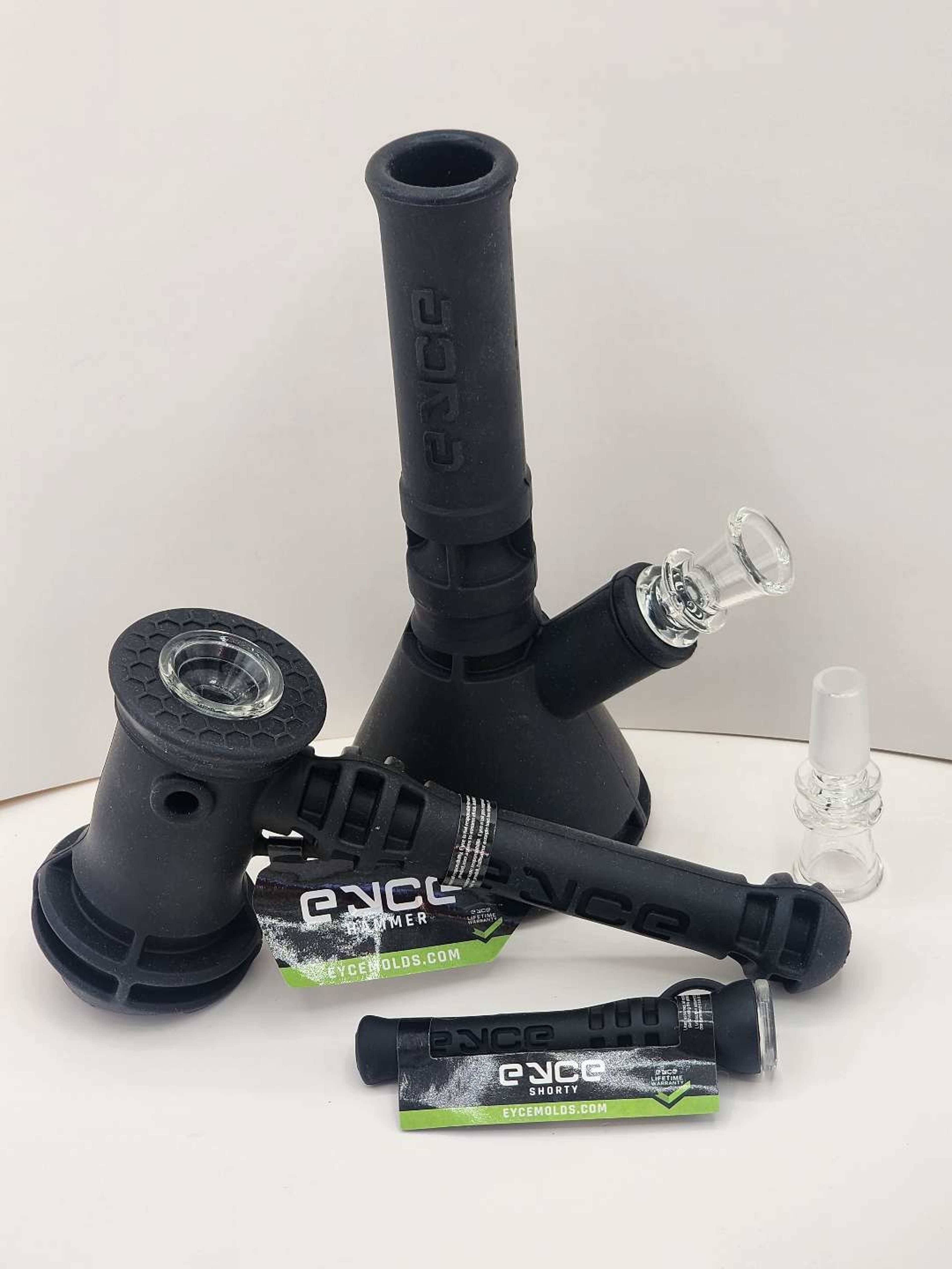 ALL BLACK EYCE BUNDLE #1 (hammer, shorty, beaker) image 0