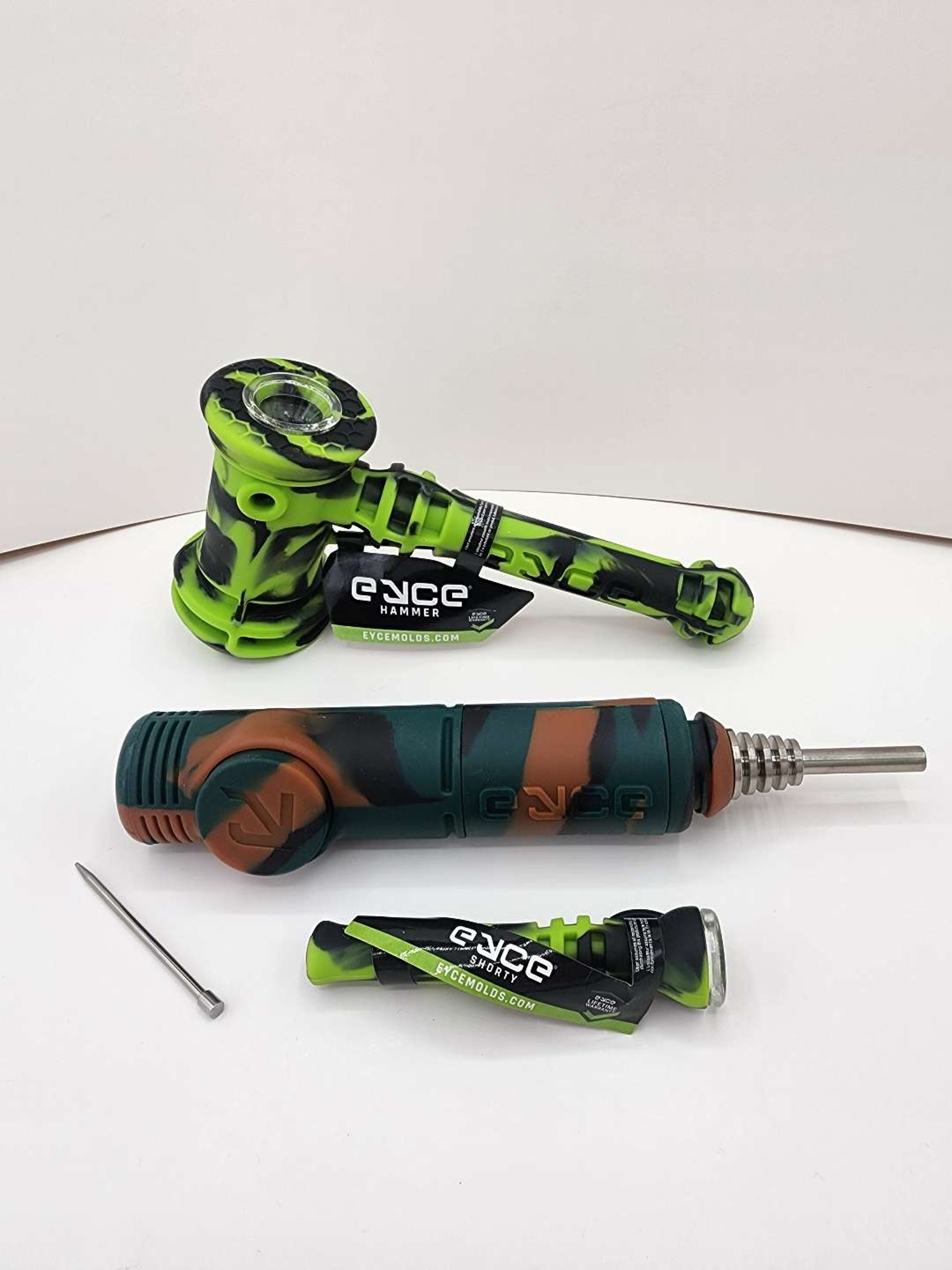 Green & Camo EYCE Bundle #4 (hammer, collector, shorty) image 0