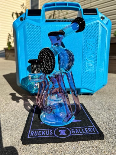 Preview pic of Tainted Glass quad drain custom